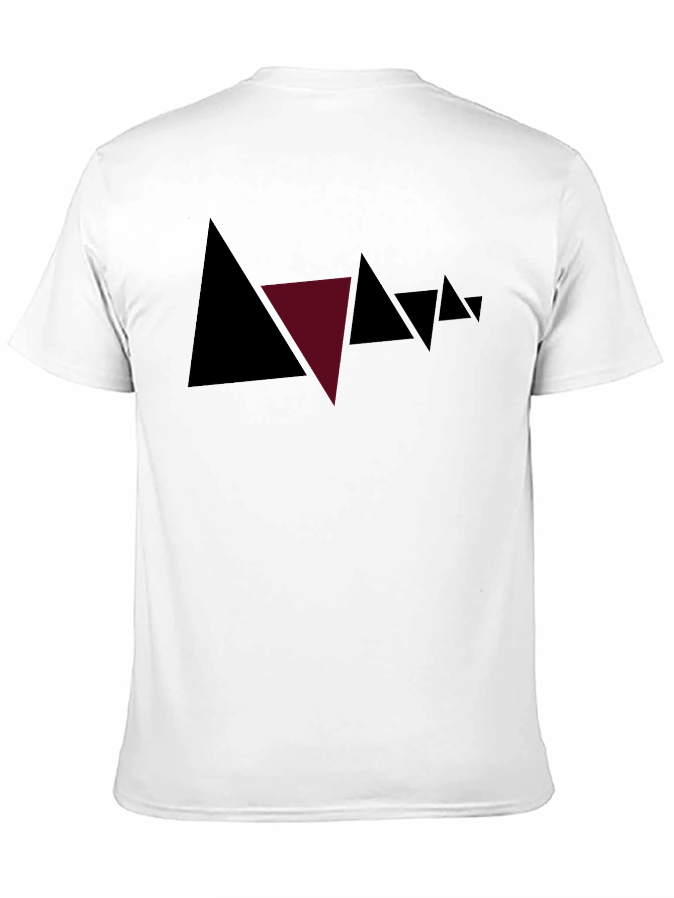 Abstract Triangle Graphic Tee - Modern Style