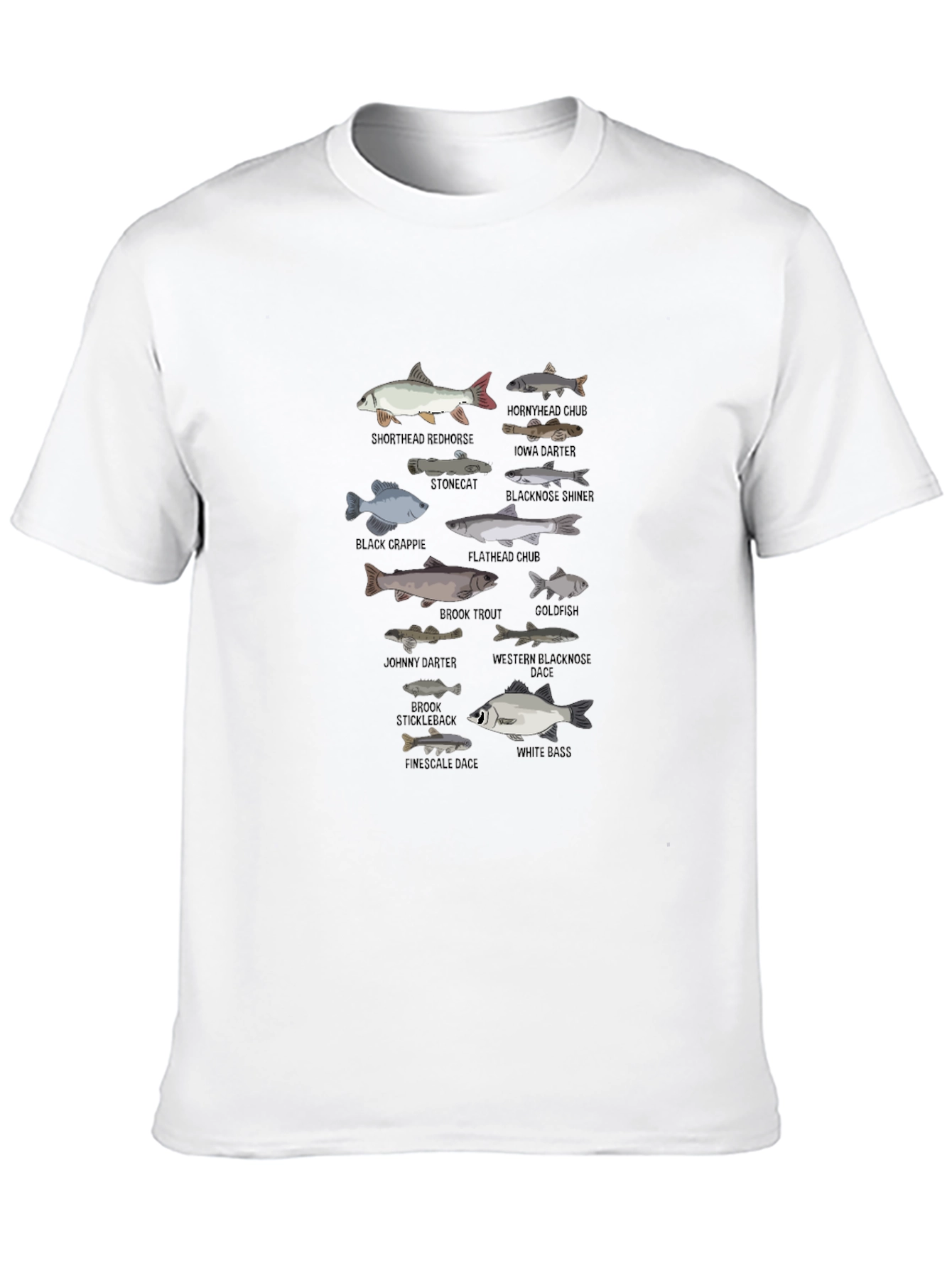 Fish Species Graphic T-Shirt
