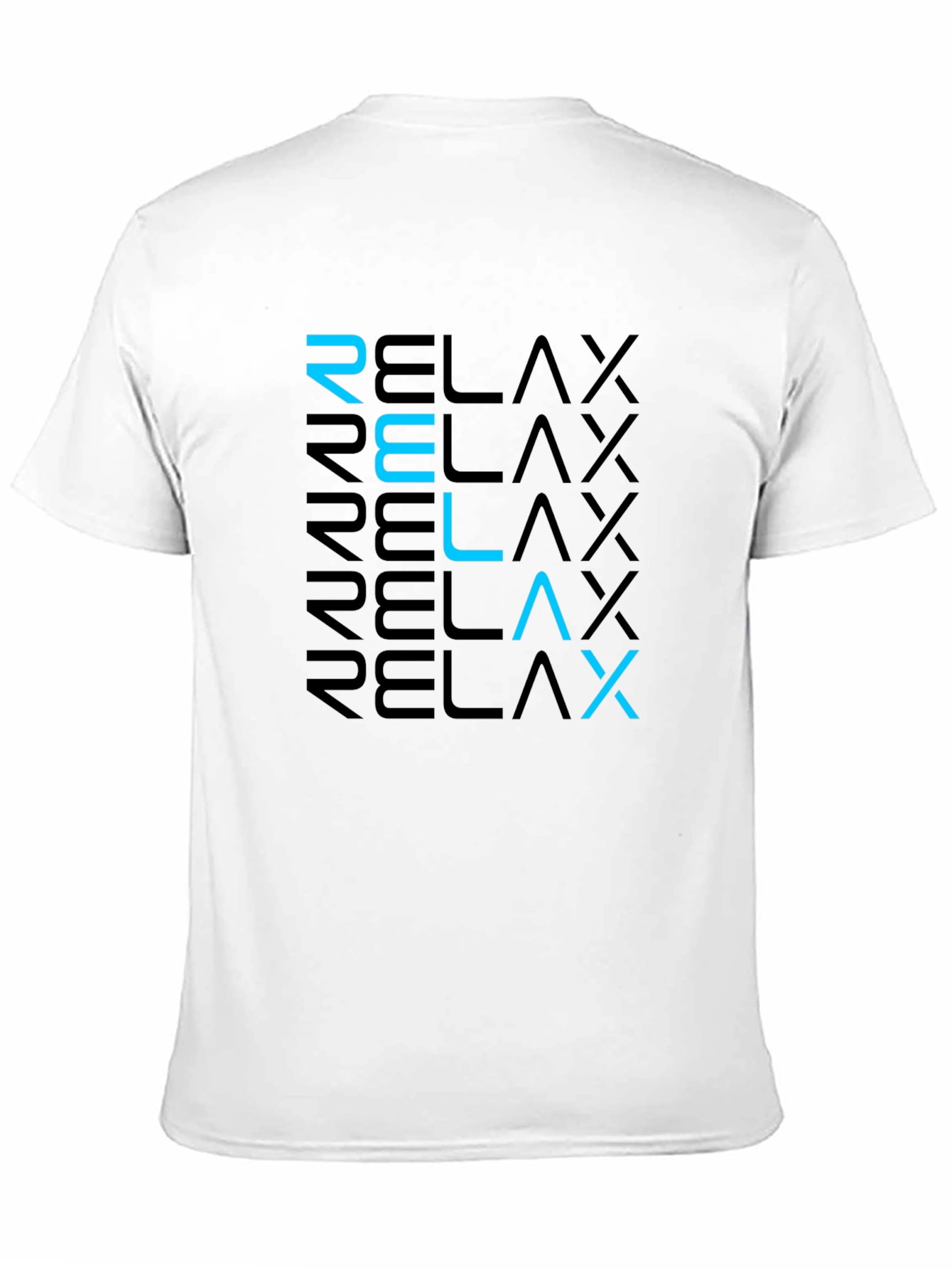 Relax Graphic Tee - Modern Black T-Shirt