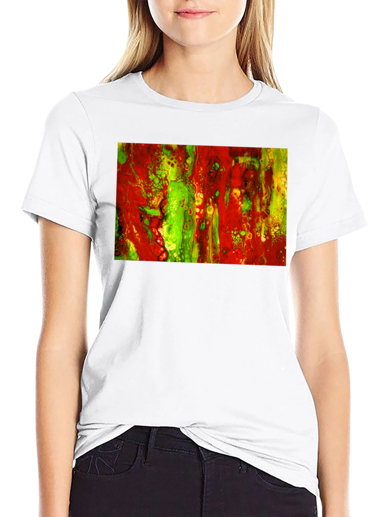 Abstract Art Graphic Tee - Modern Streetwear