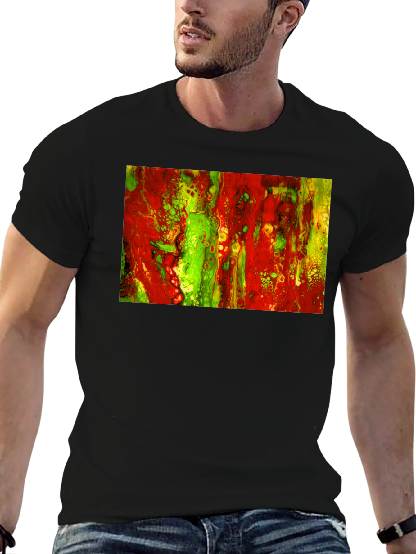 Abstract Art Graphic Tee - Modern Streetwear