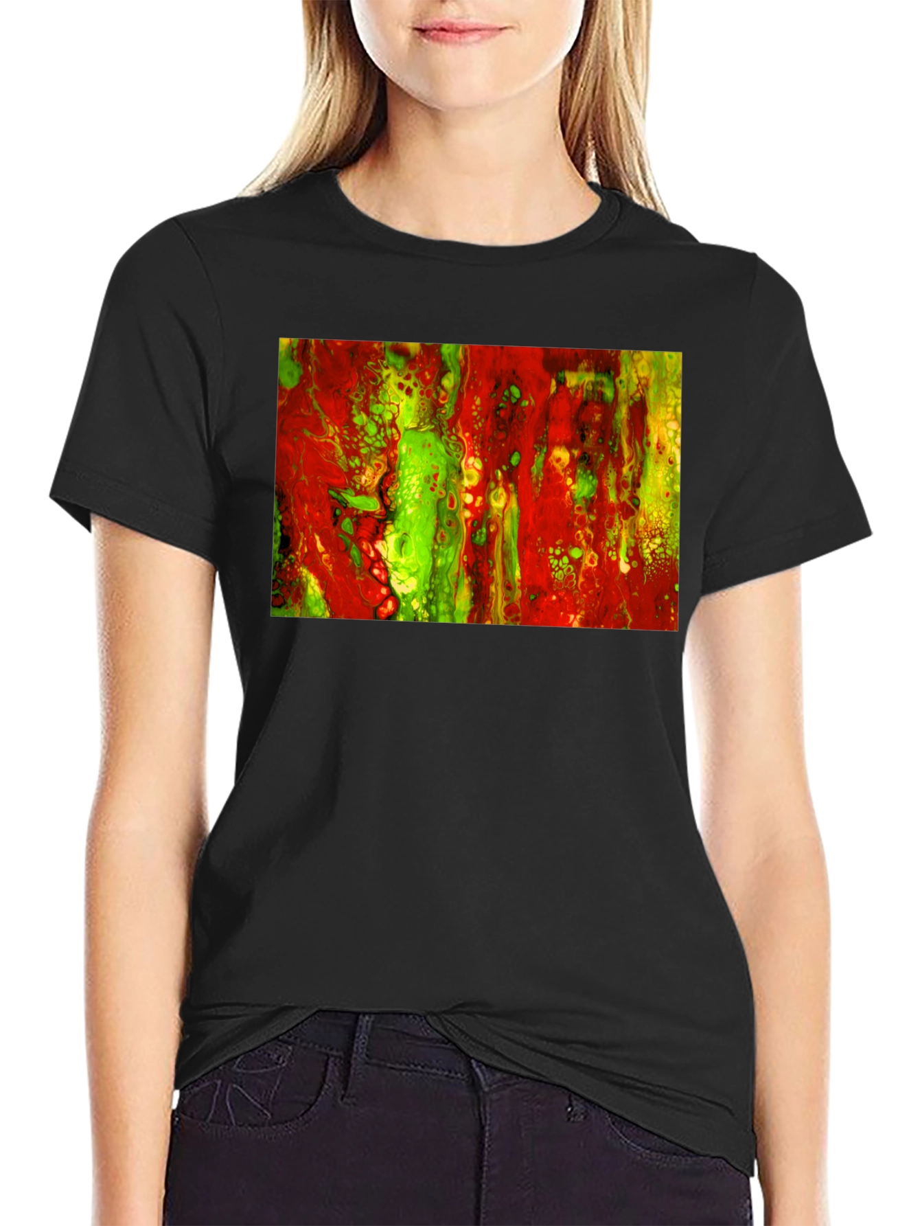 Abstract Art Graphic Tee - Modern Streetwear