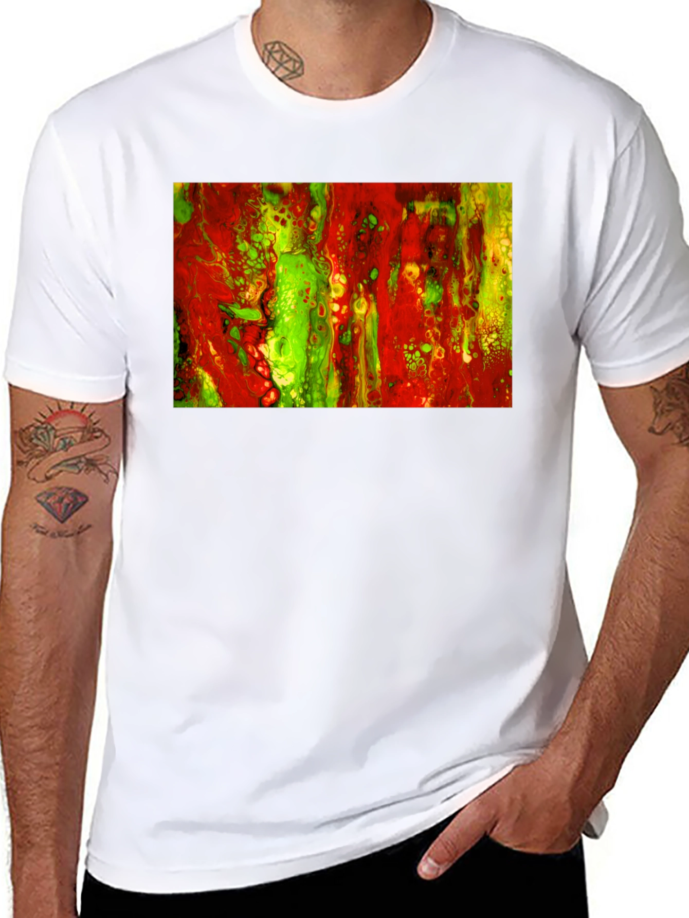 Abstract Art Graphic Tee - Modern Streetwear
