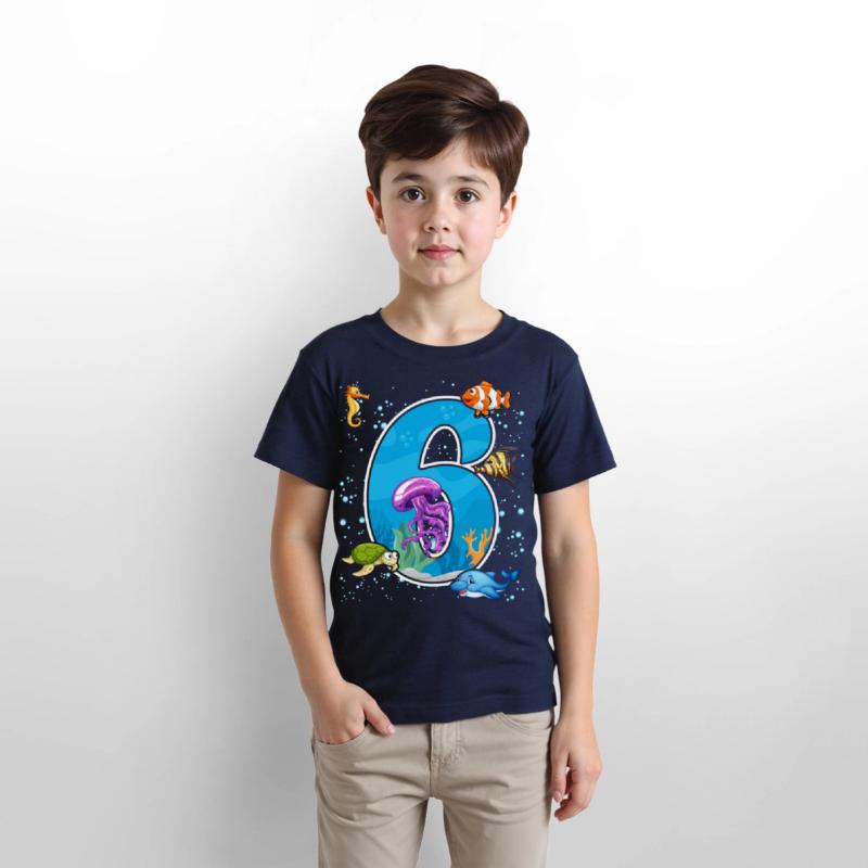 6th birthday Aquarium Fish lover 6 Year Old Sea