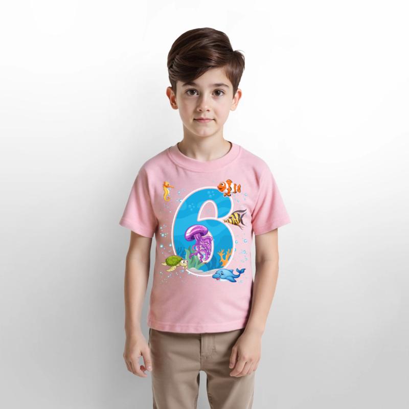 6th birthday Aquarium Fish lover 6 Year Old Sea