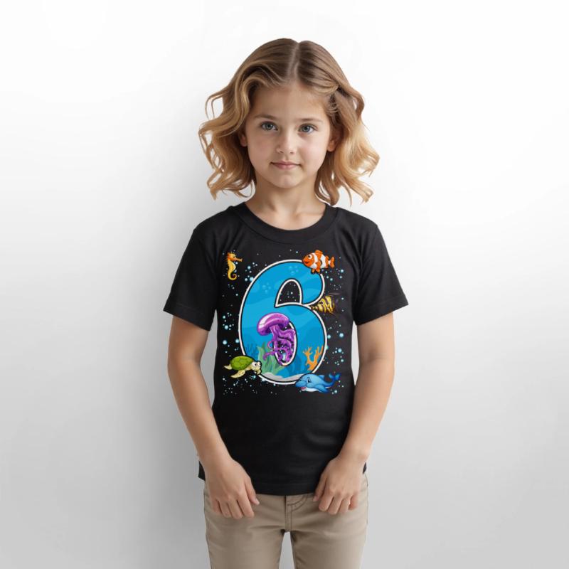 6th birthday Aquarium Fish lover 6 Year Old Sea