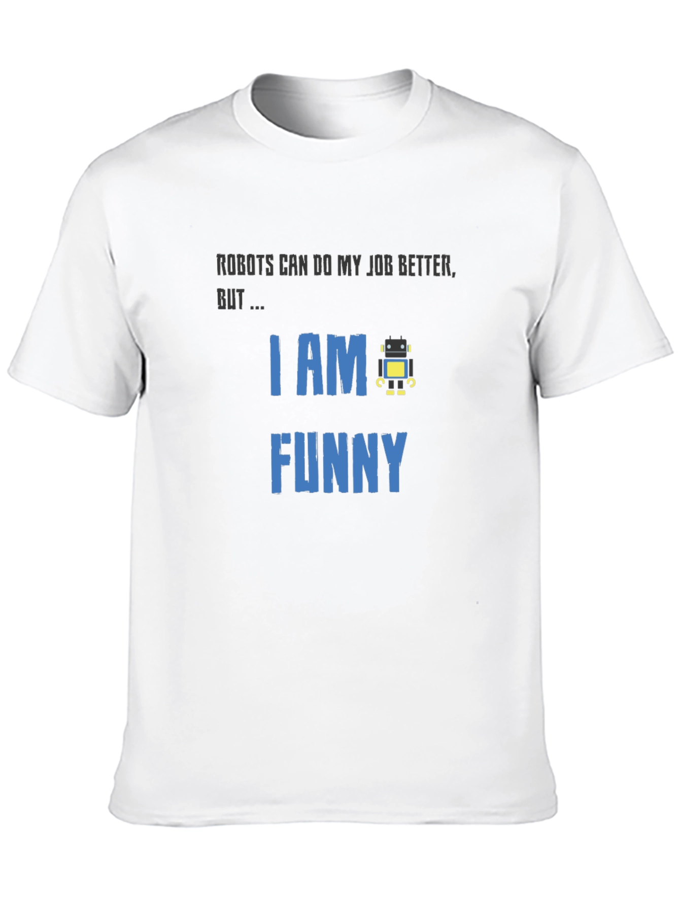 Funny Robot Graphic T-Shirt