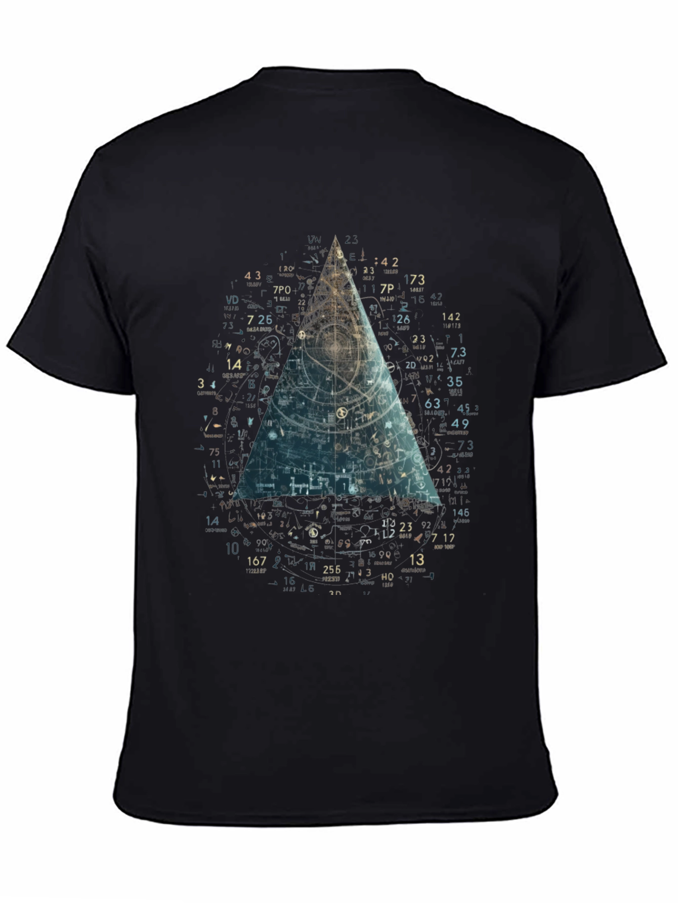 Geometric Blueprint Tee - Modern Graphic T-Shirt
