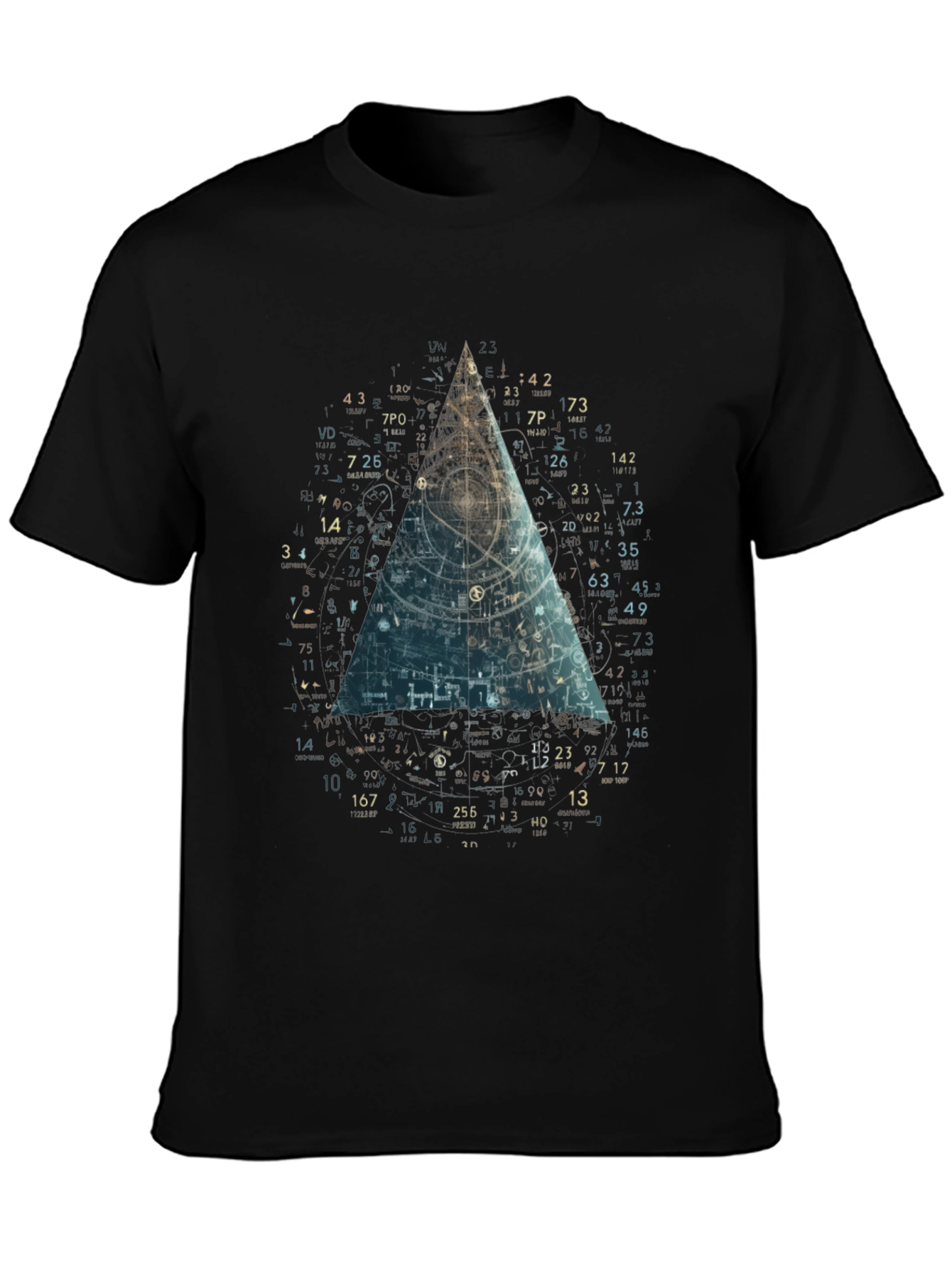 Geometric Blueprint Tee - Modern Graphic T-Shirt