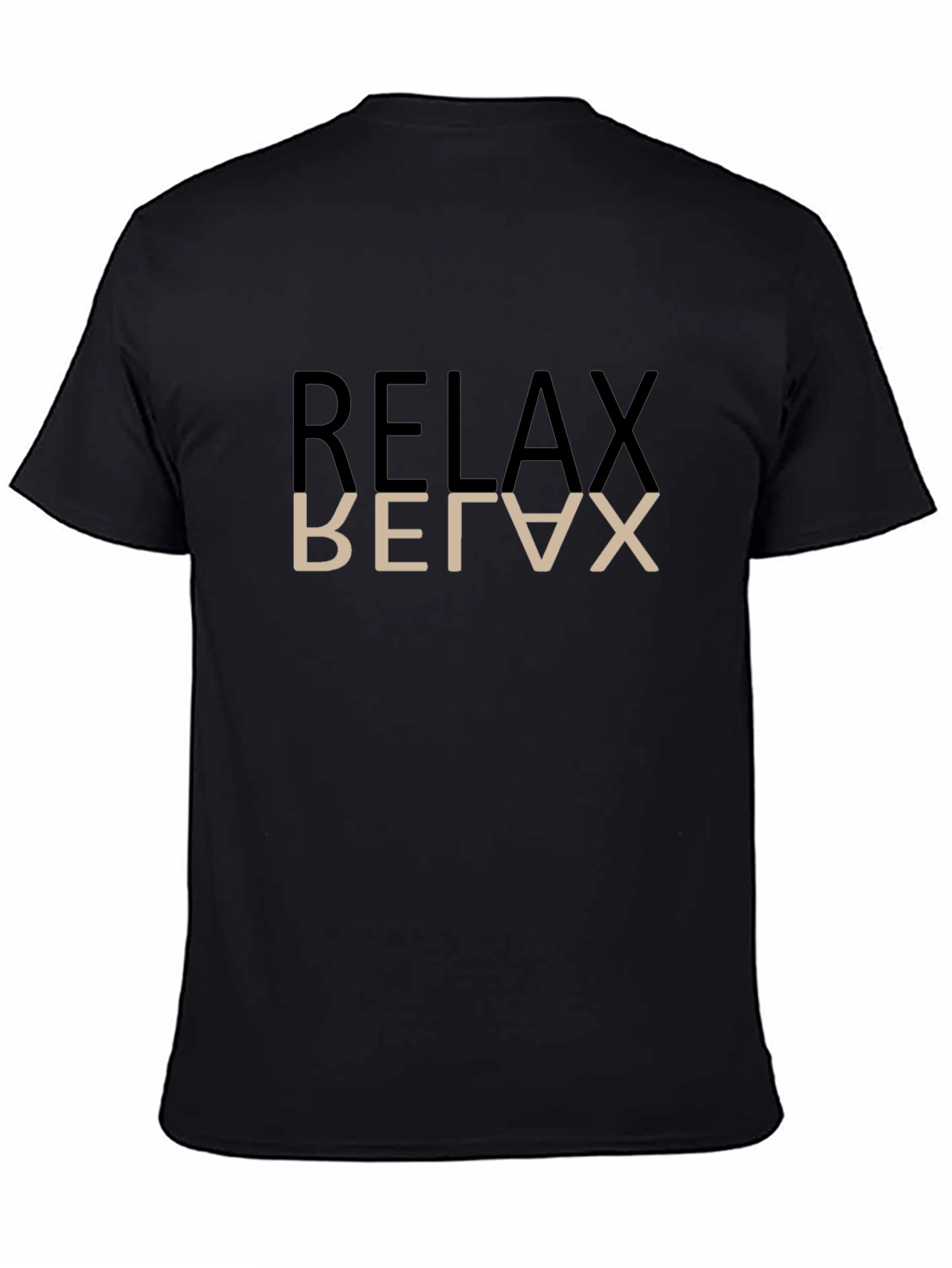 Relax Graphic T-Shirt - Black