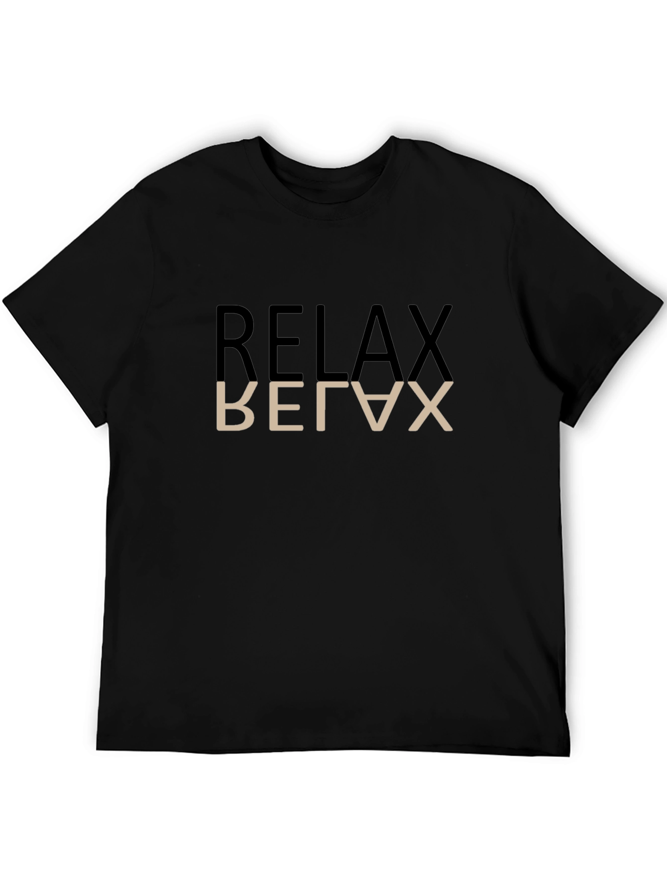 Relax Graphic T-Shirt - Black