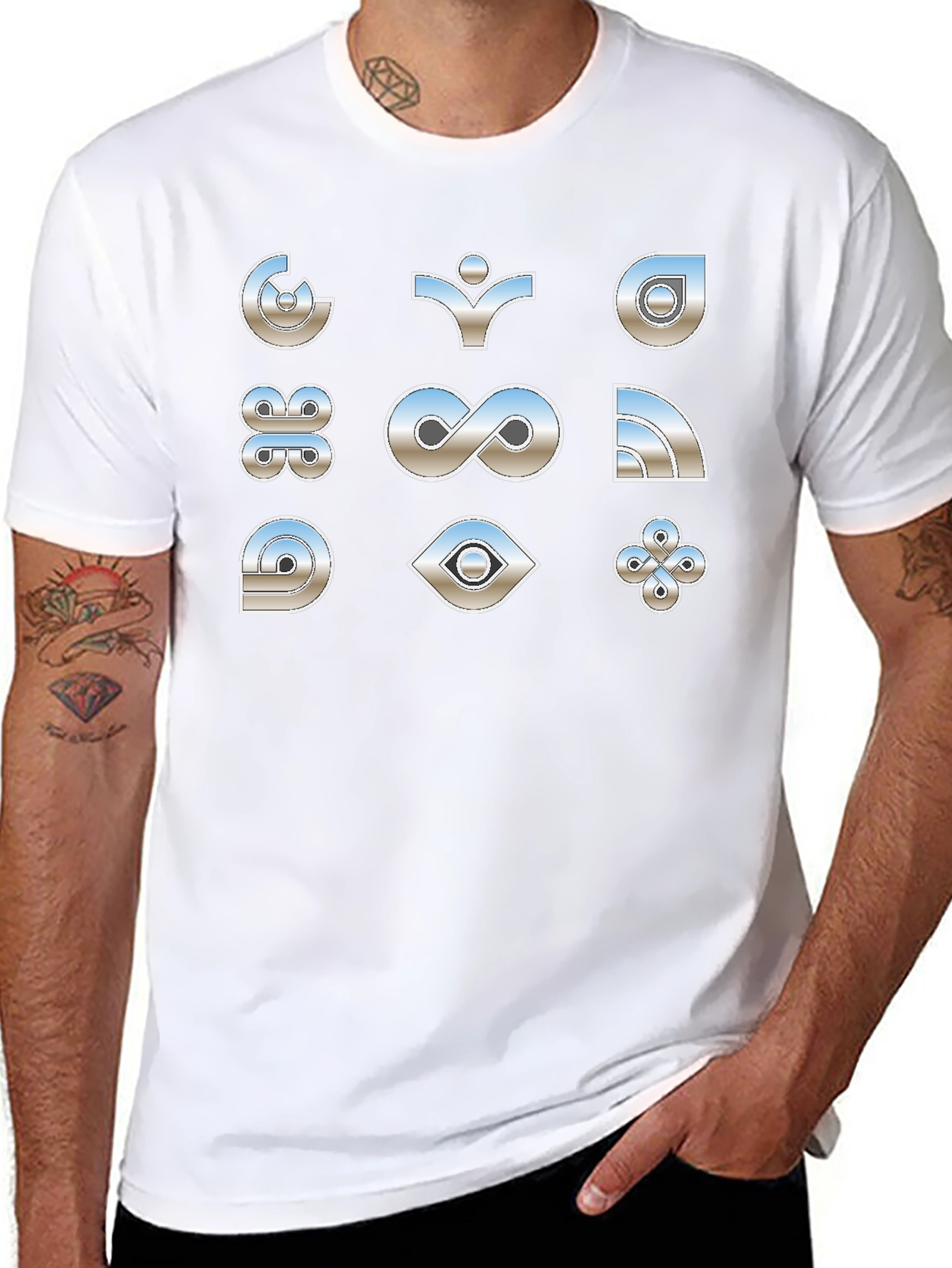 Abstract Graphic Tee - Modern Design
