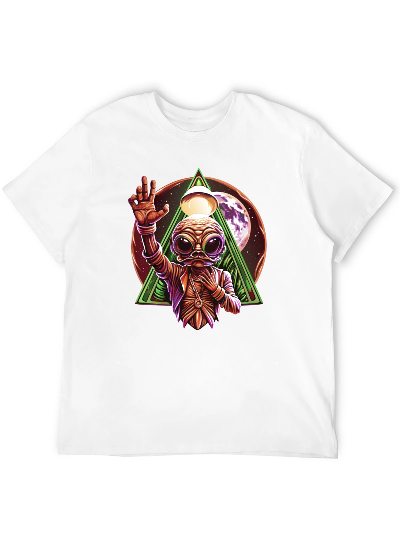 Alien Graphic Black T-Shirt - Unique Design