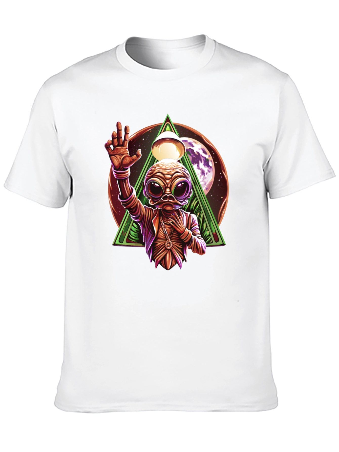 Alien Graphic Black T-Shirt - Unique Design
