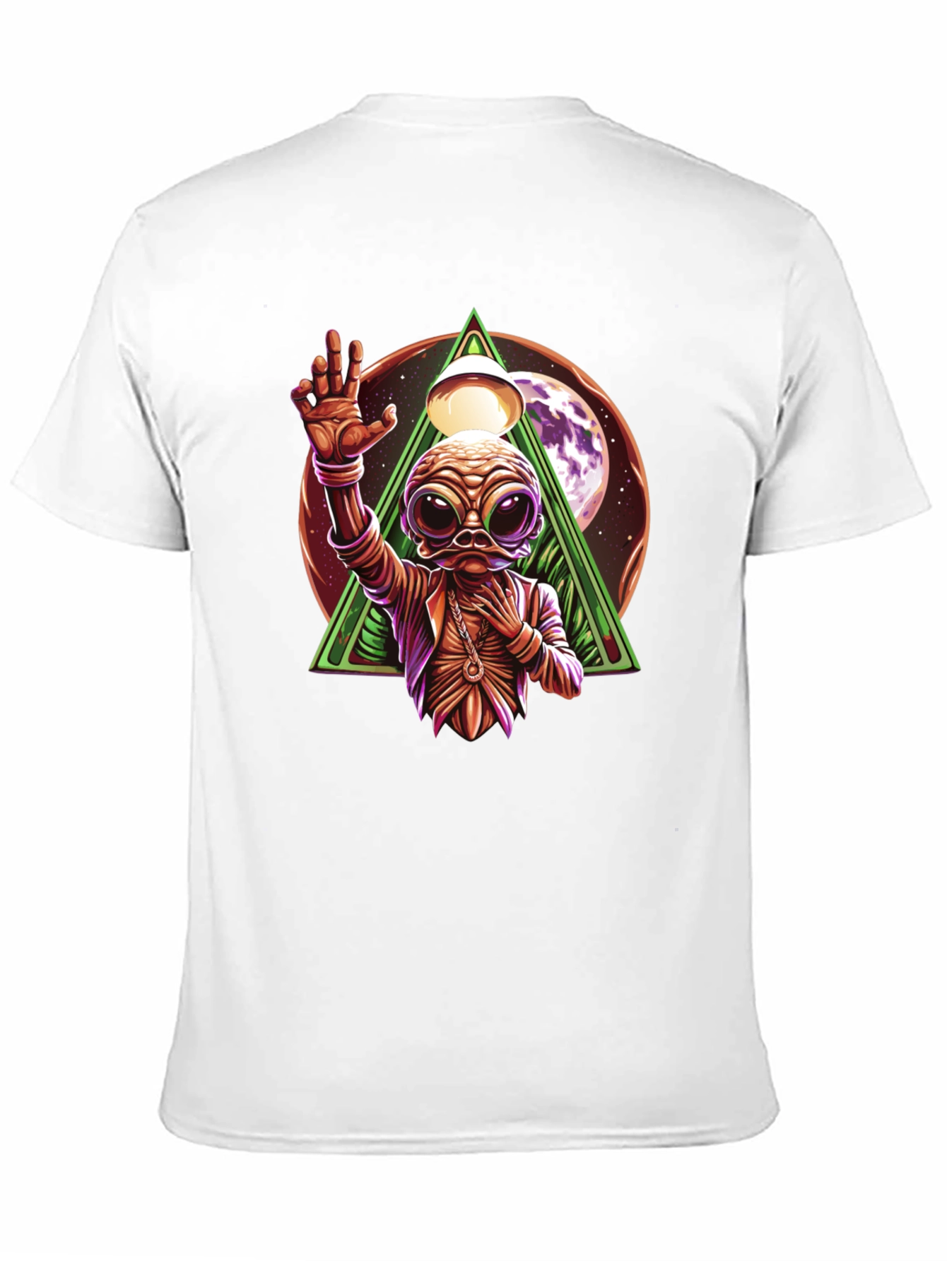 Alien Graphic Black T-Shirt - Unique Design