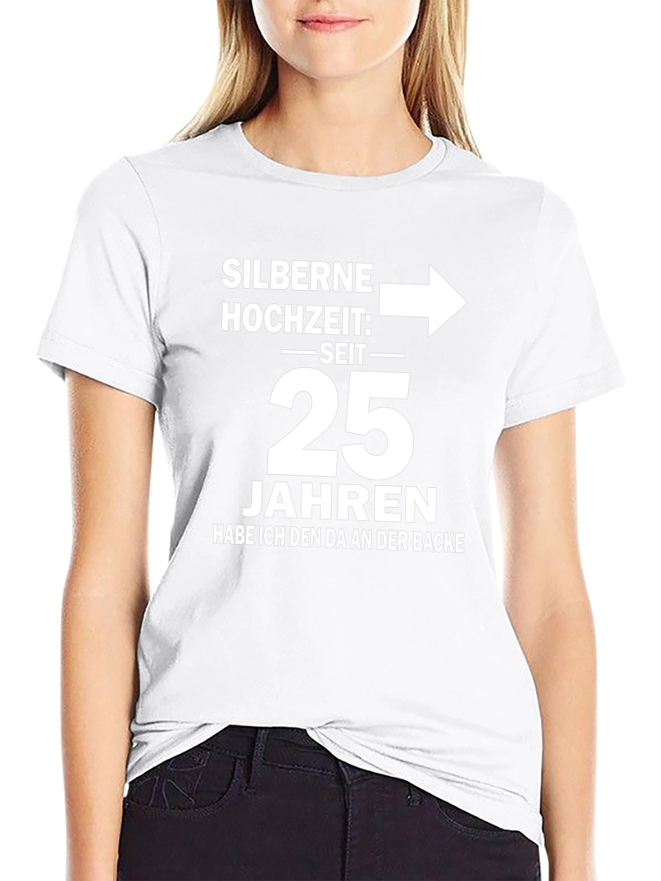 25th Anniversary T-Shirt - Silver Wedding