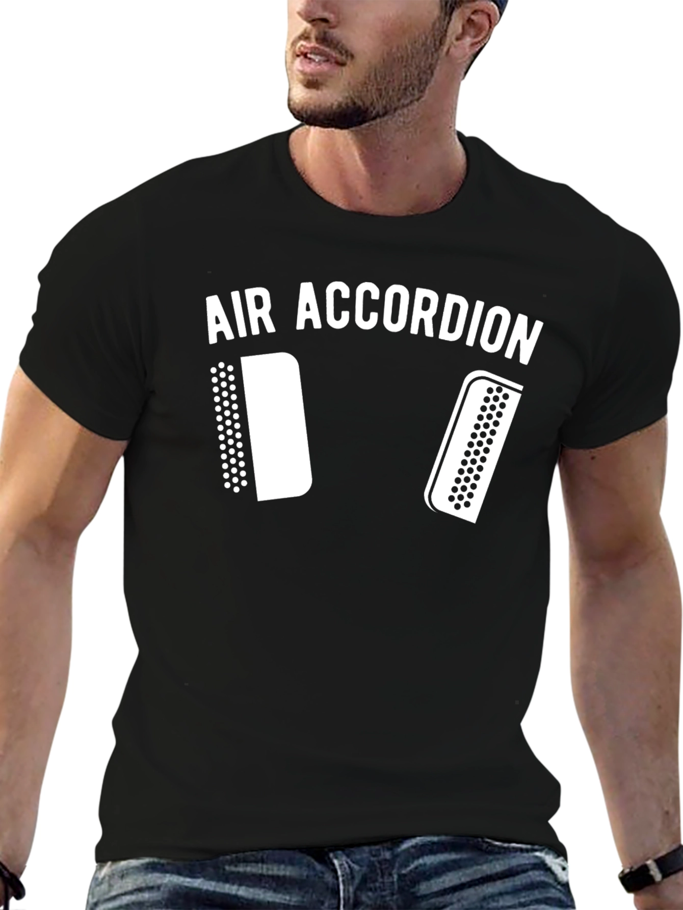 Air Accordion Funny T-Shirt