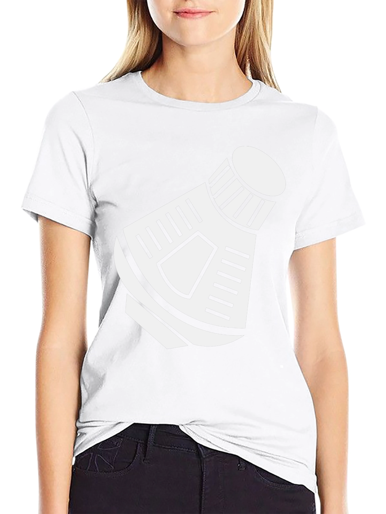 Space Capsule Graphic T-Shirt - Retro Design