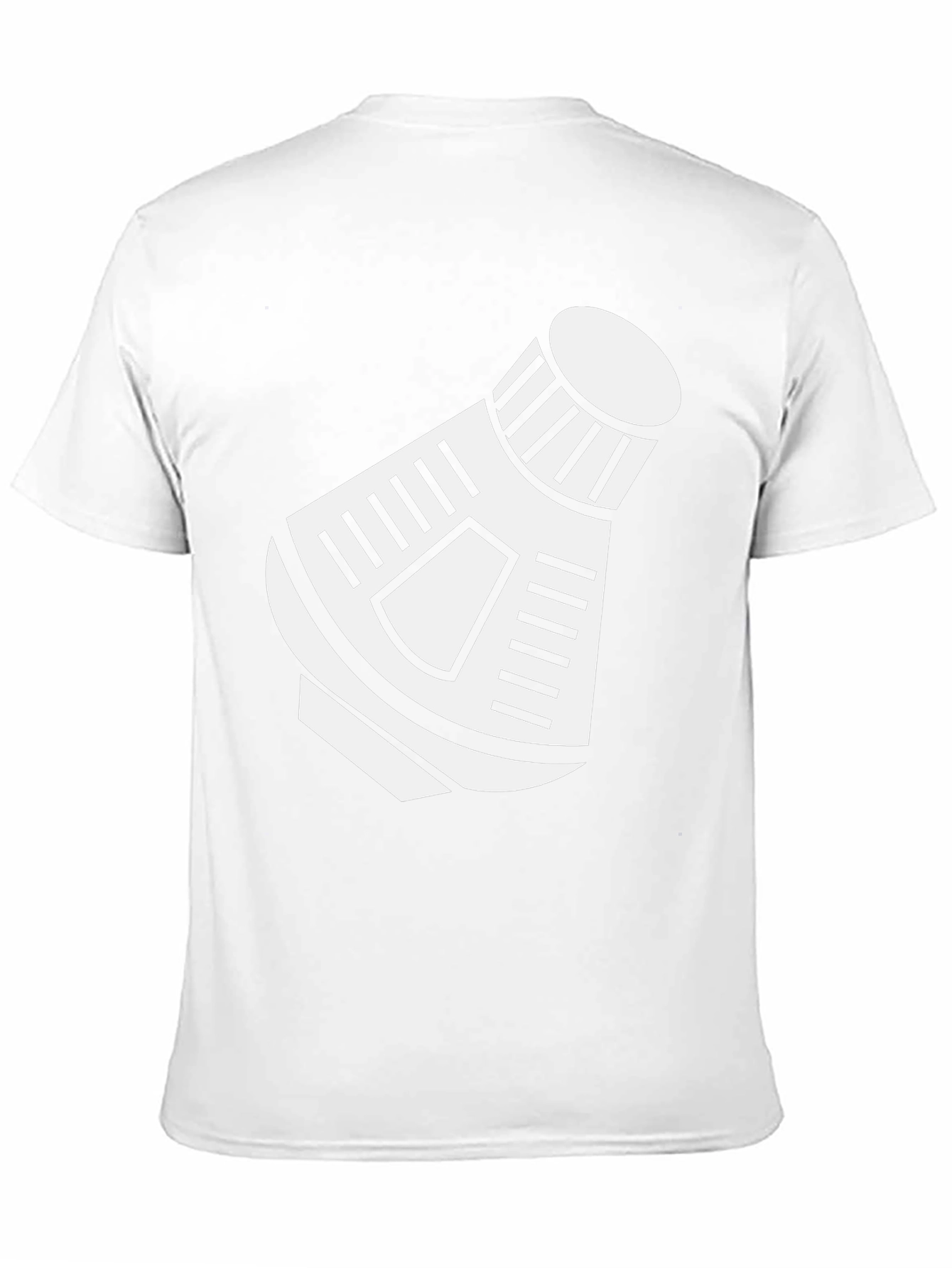 Space Capsule Graphic T-Shirt - Retro Design