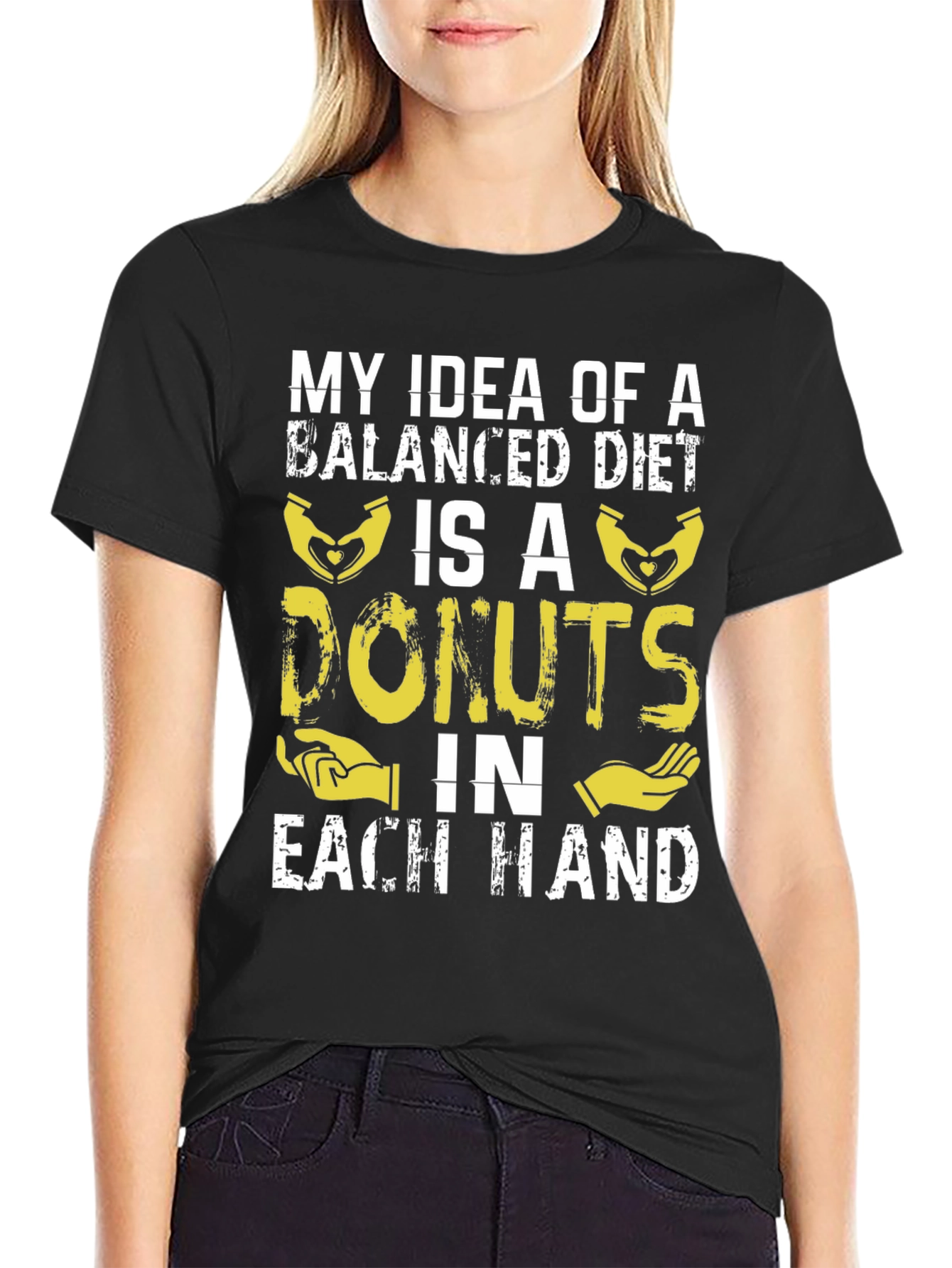Donut Balanced Diet Graphic Tee