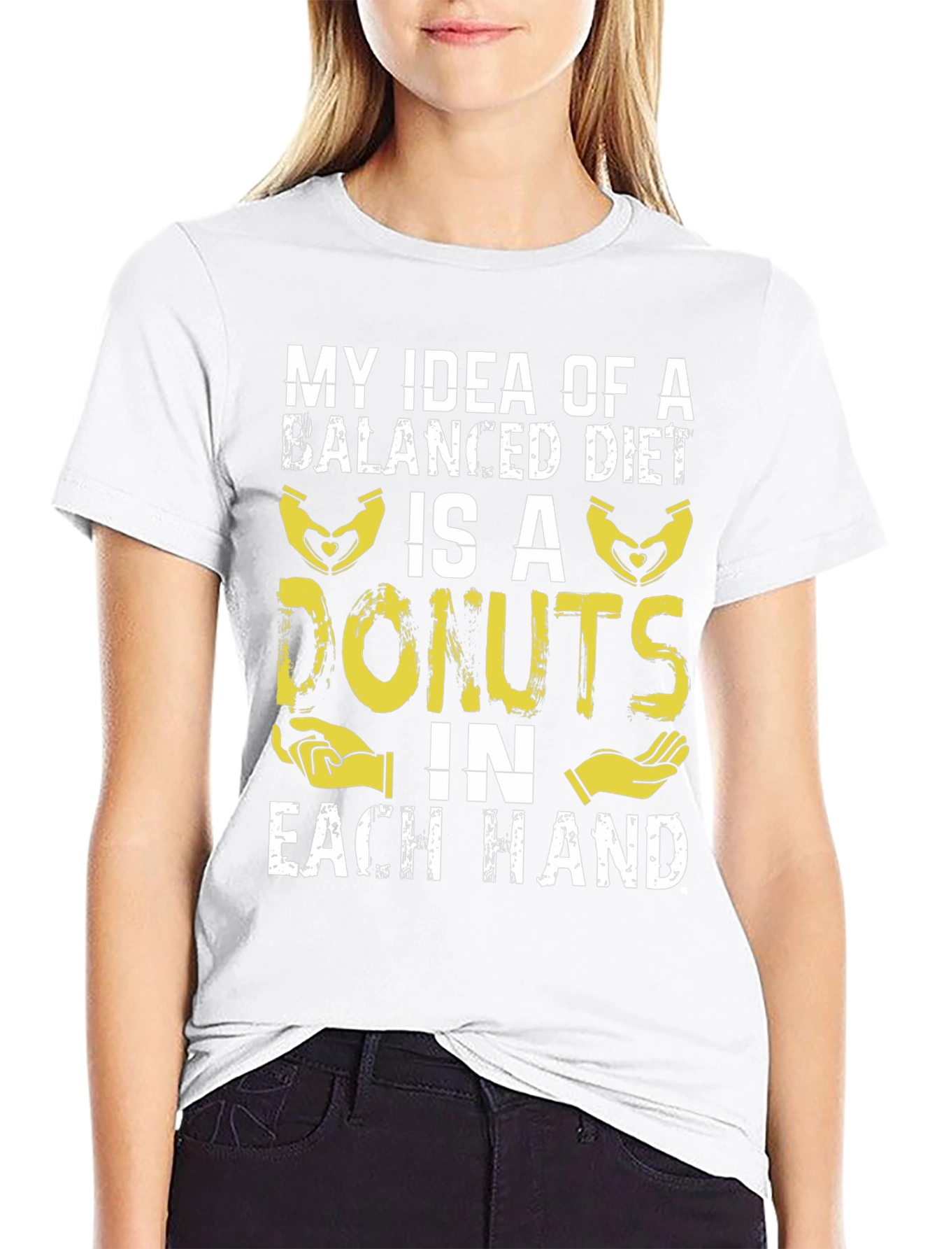 Donut Balanced Diet Graphic Tee