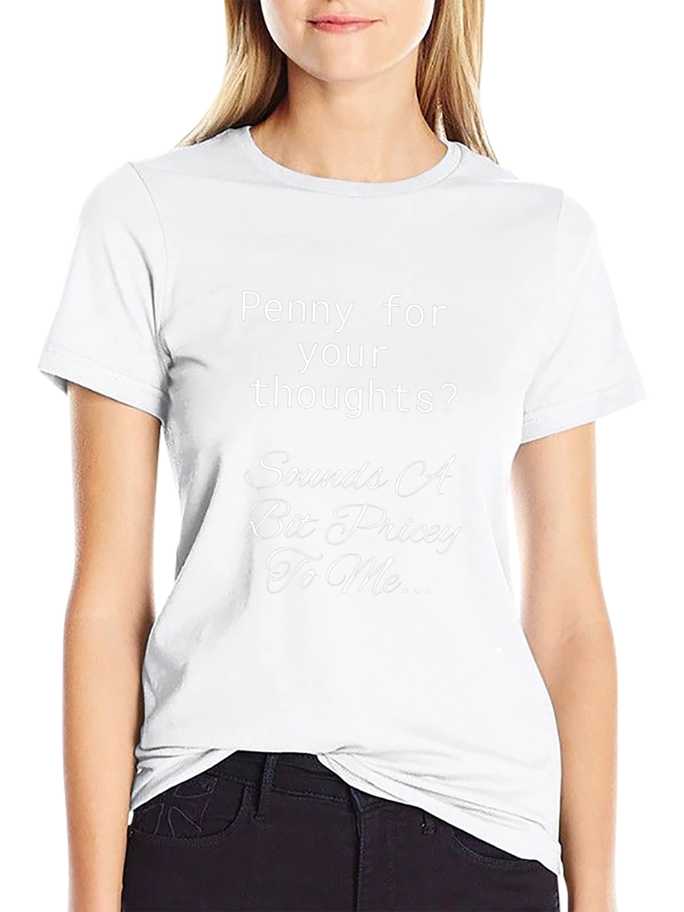 Funny Penny for Your Thoughts Graphic T-Shirt