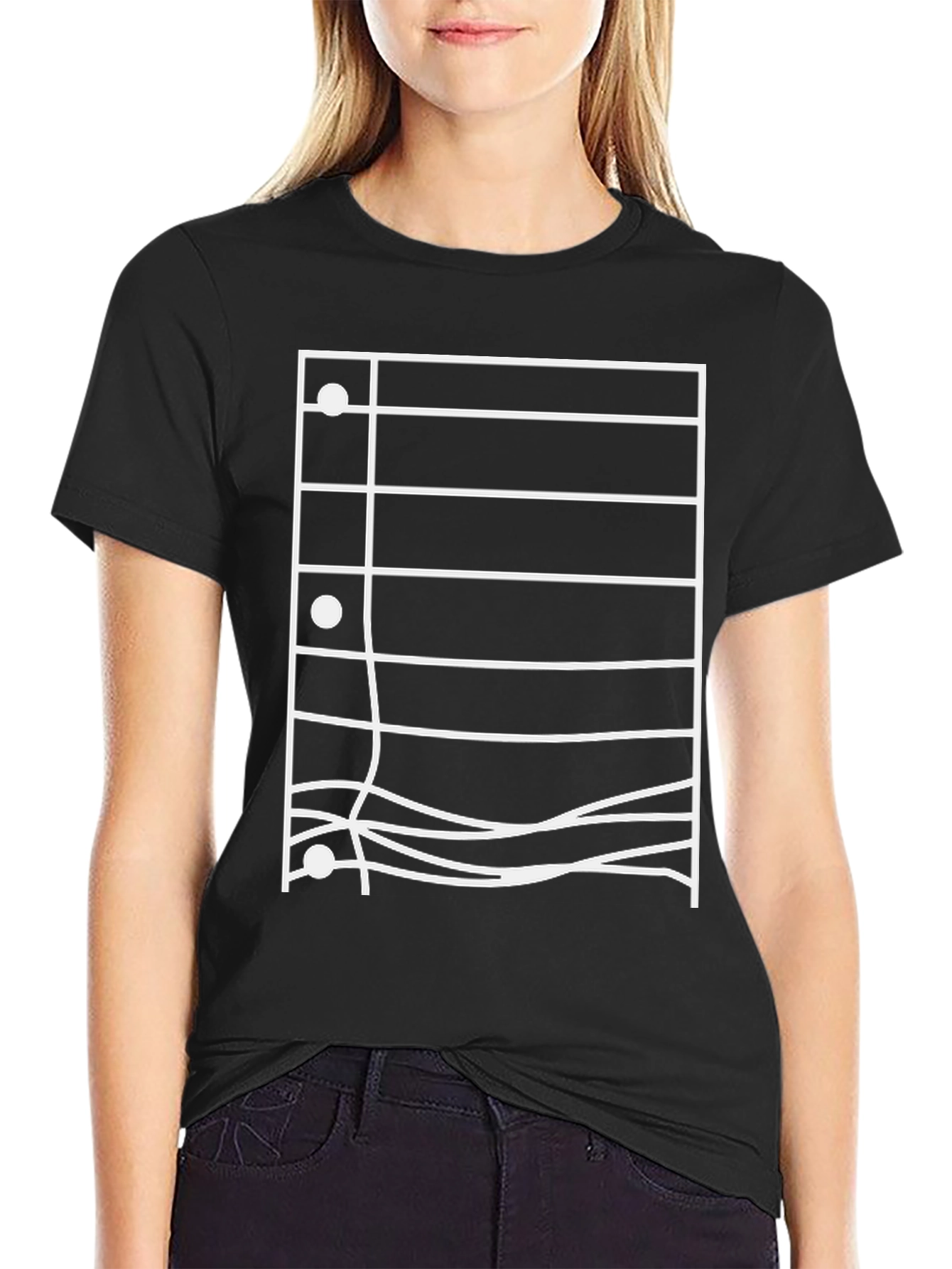 Abstract Fretboard Graphic Tee