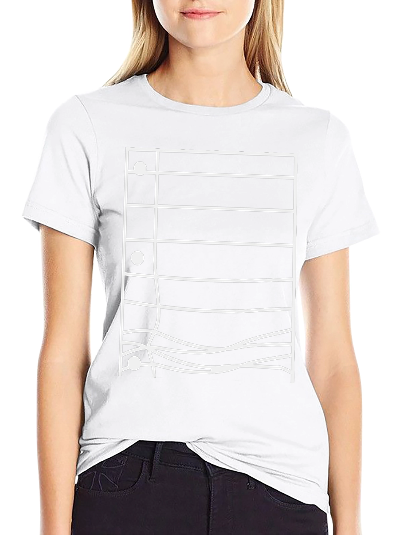 Abstract Fretboard Graphic Tee