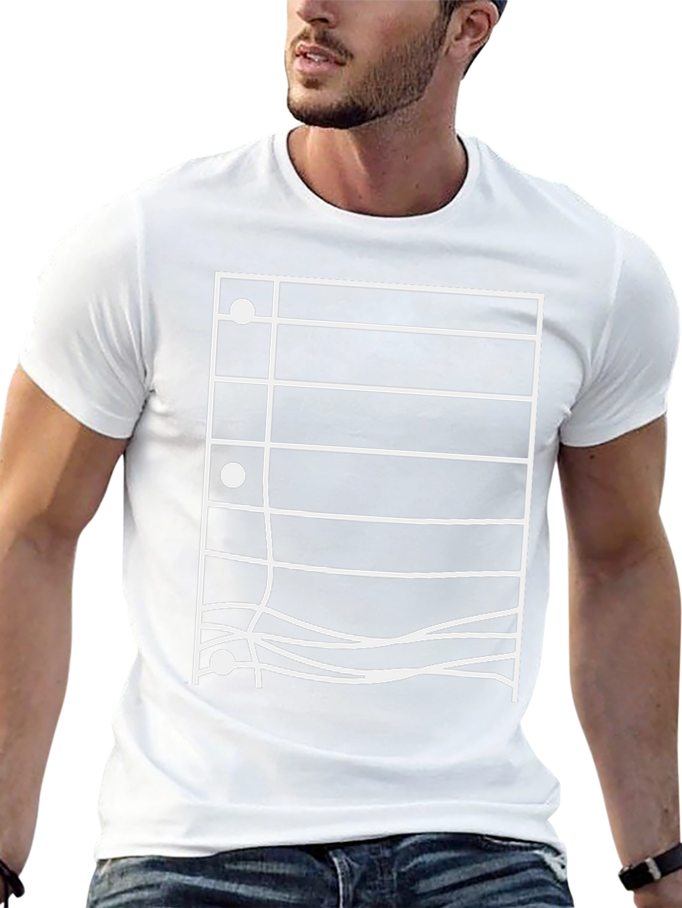 Abstract Fretboard Graphic Tee