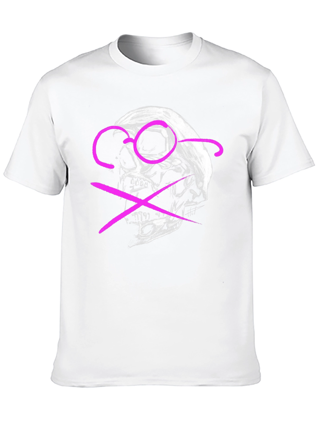 Edgy Skull Graphic Tee - Modern Streetwear