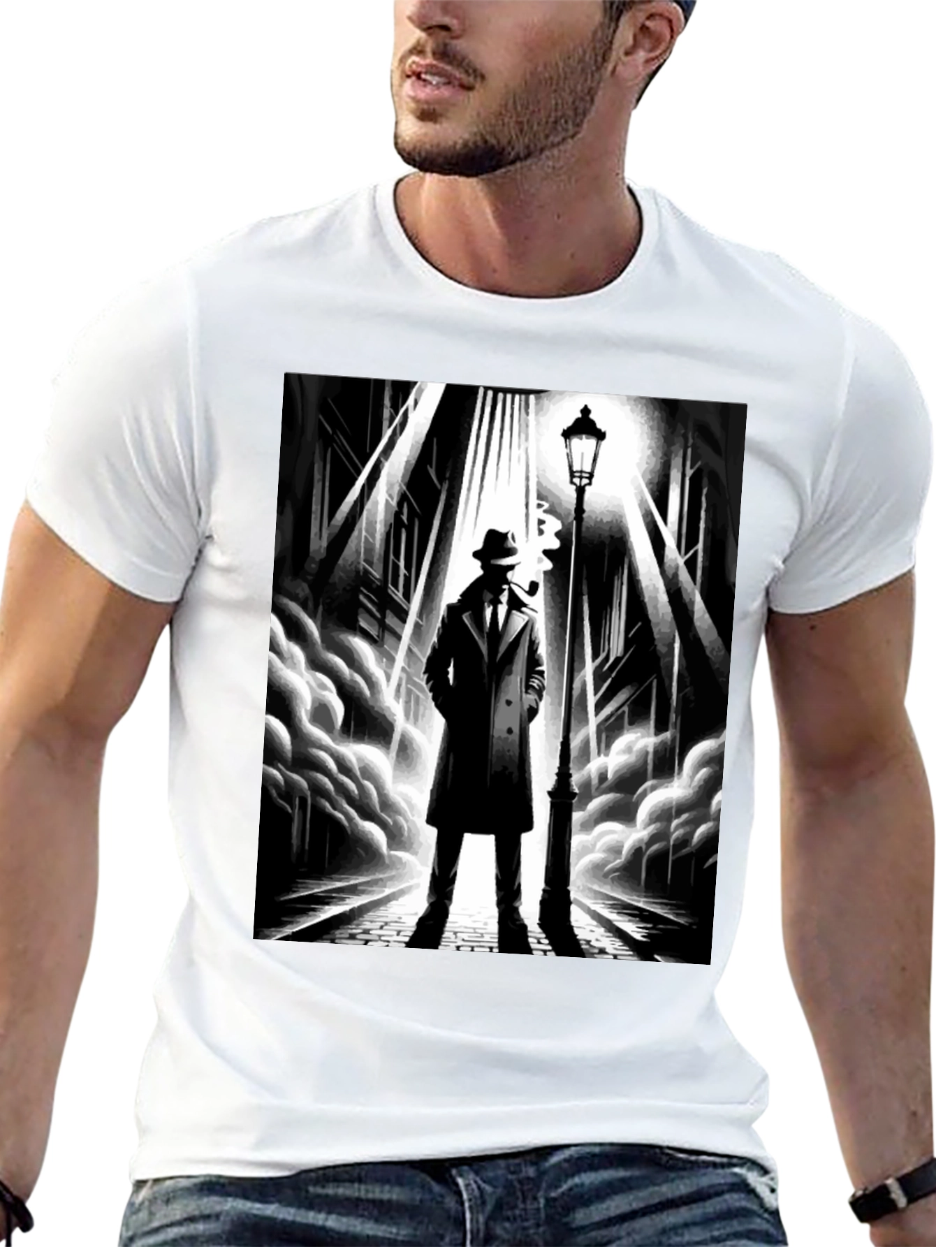 Retro Detective Graphic Tee