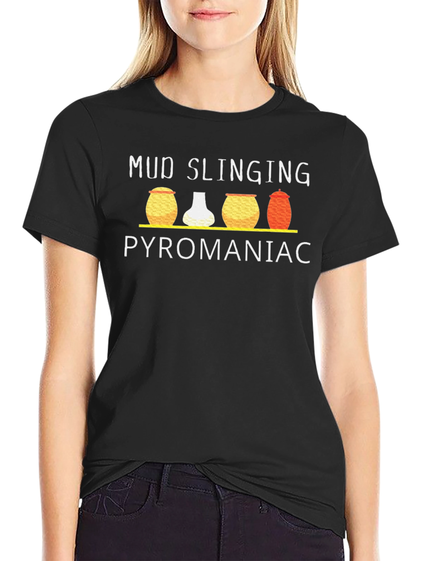 Mud Slinging Pyromaniac Graphic T-Shirt