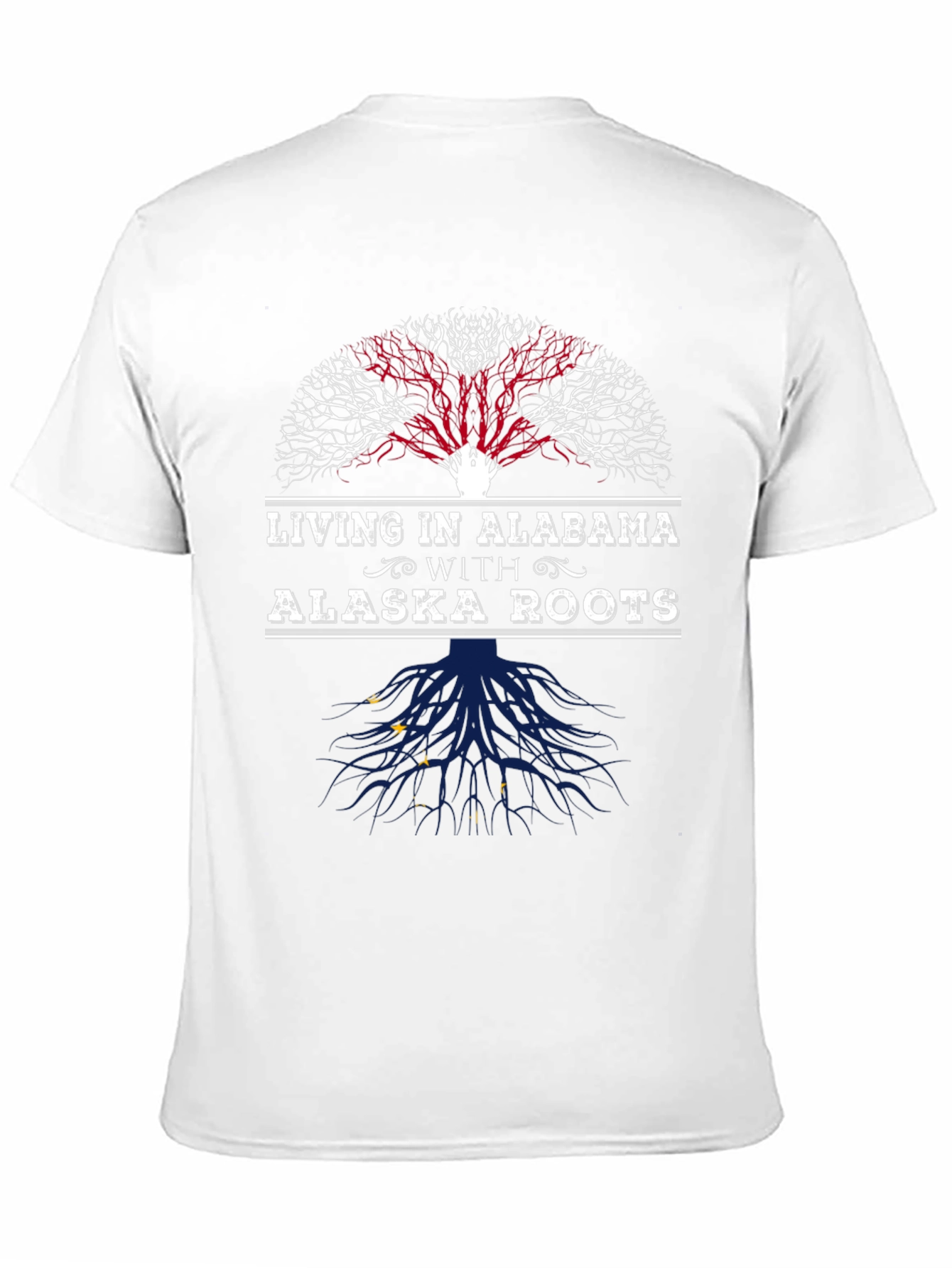 Living in Alabama with Alaska Roots Graphic Tee