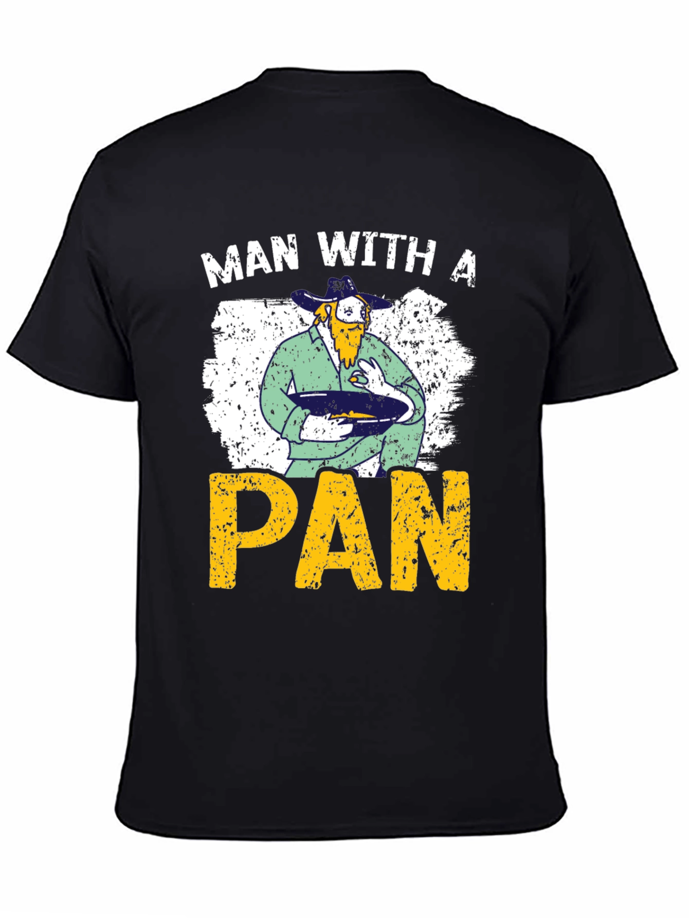 Man with a Pan Novelty T-Shirt
