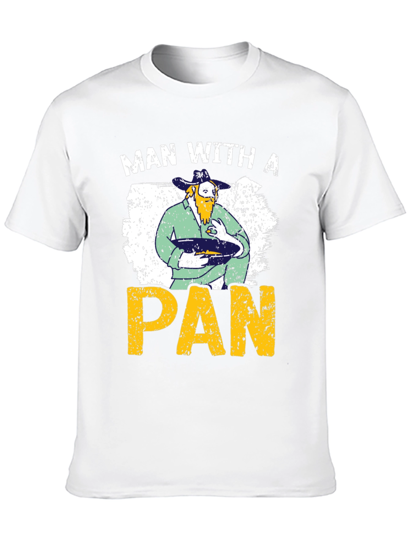 Man with a Pan Novelty T-Shirt
