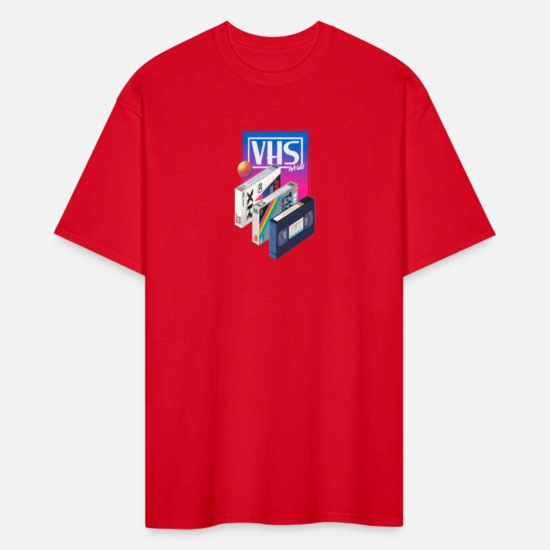 80s T ShirtVHS world T Shirt by Mr Melville