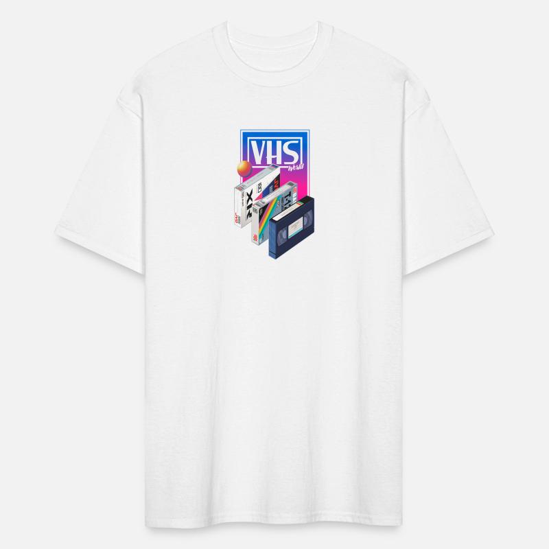 80s T ShirtVHS world T Shirt by Mr Melville