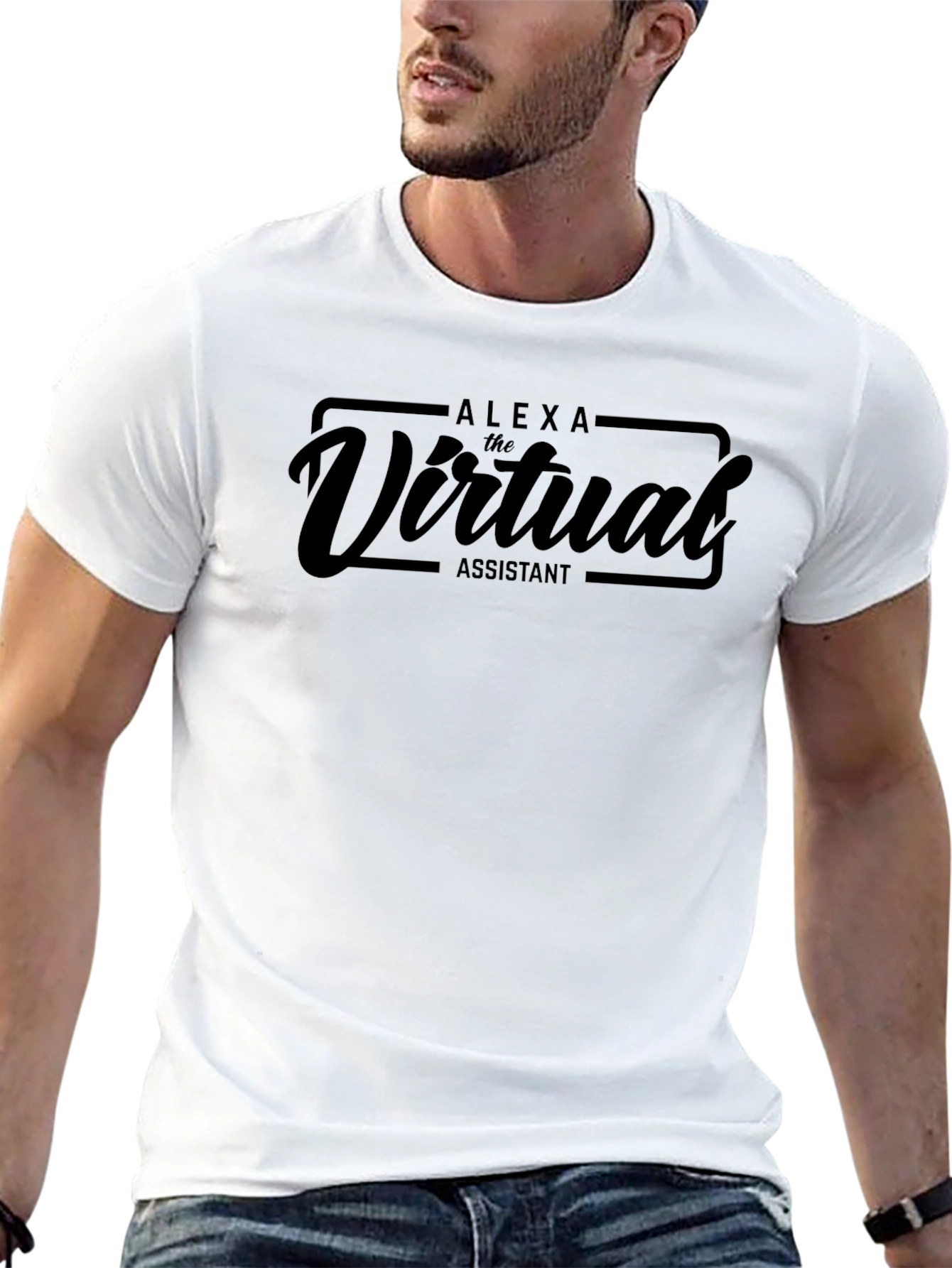 Alexa the Virtual Assistant Black T-Shirt
