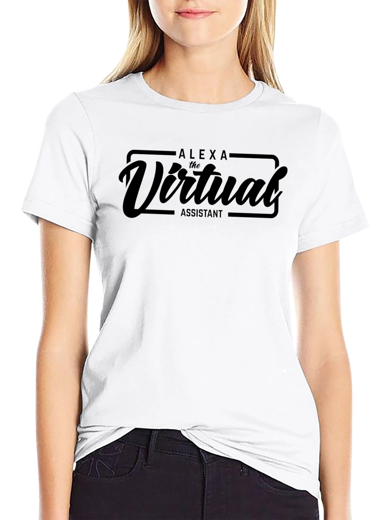 Alexa the Virtual Assistant Black T-Shirt