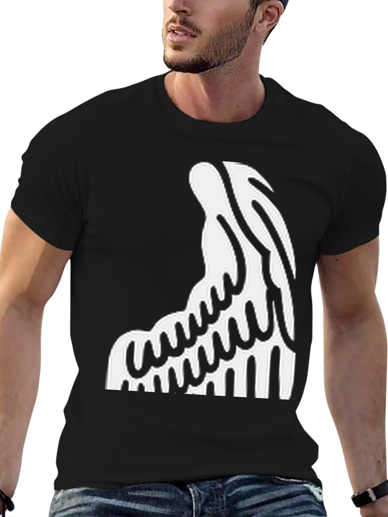 Abstract Graphic Print T-Shirt