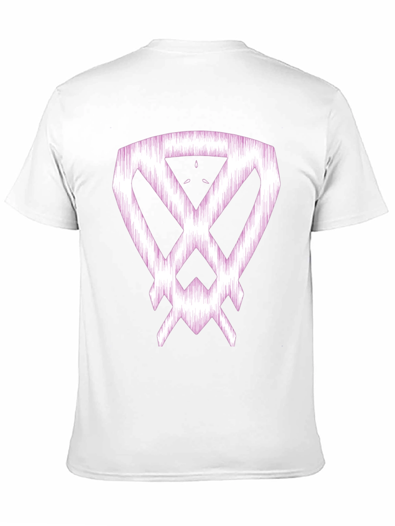 Abstract Graphic Print Black Cotton T-Shirt
