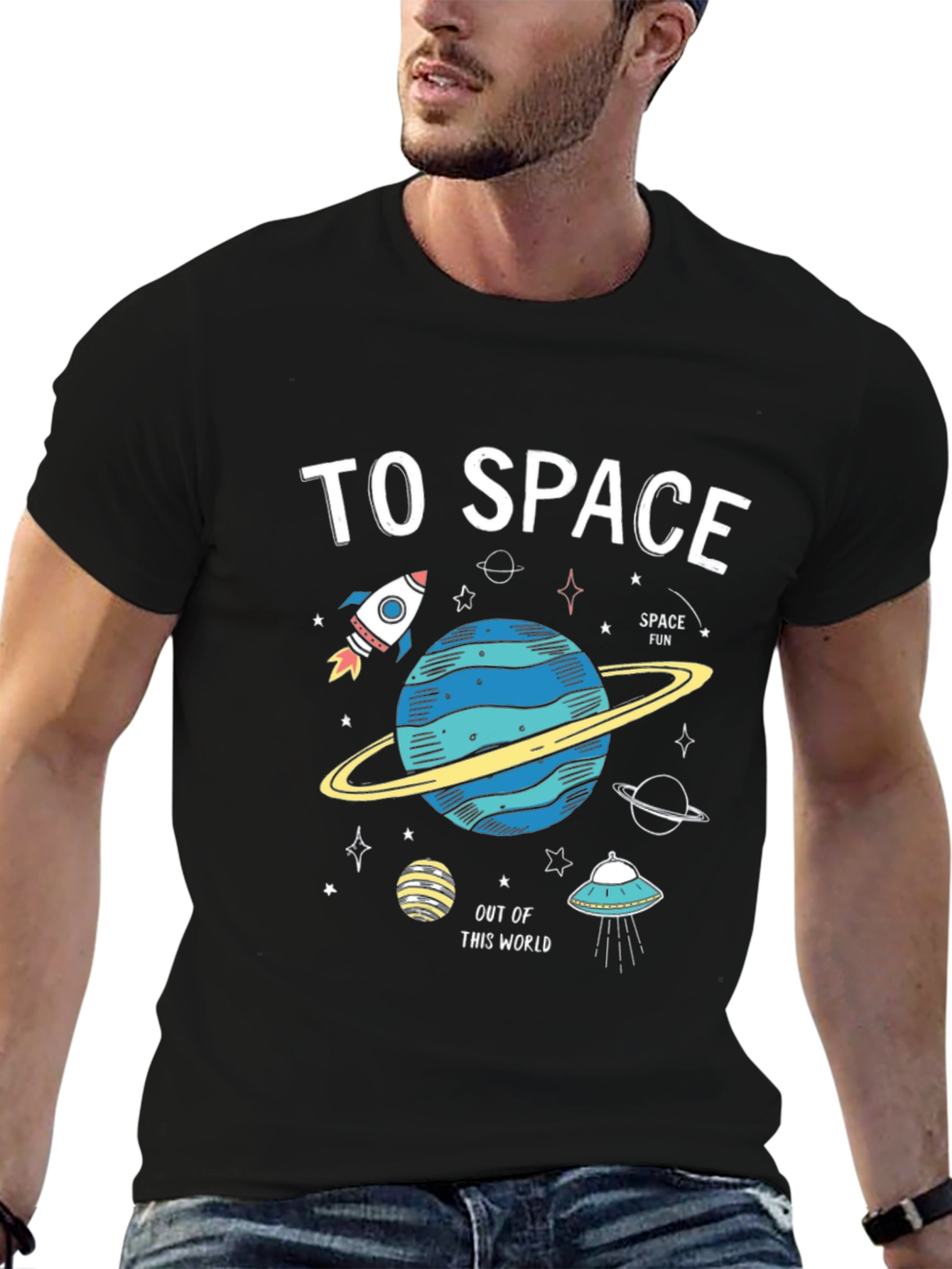 To Space Out of This World Graphic Tee