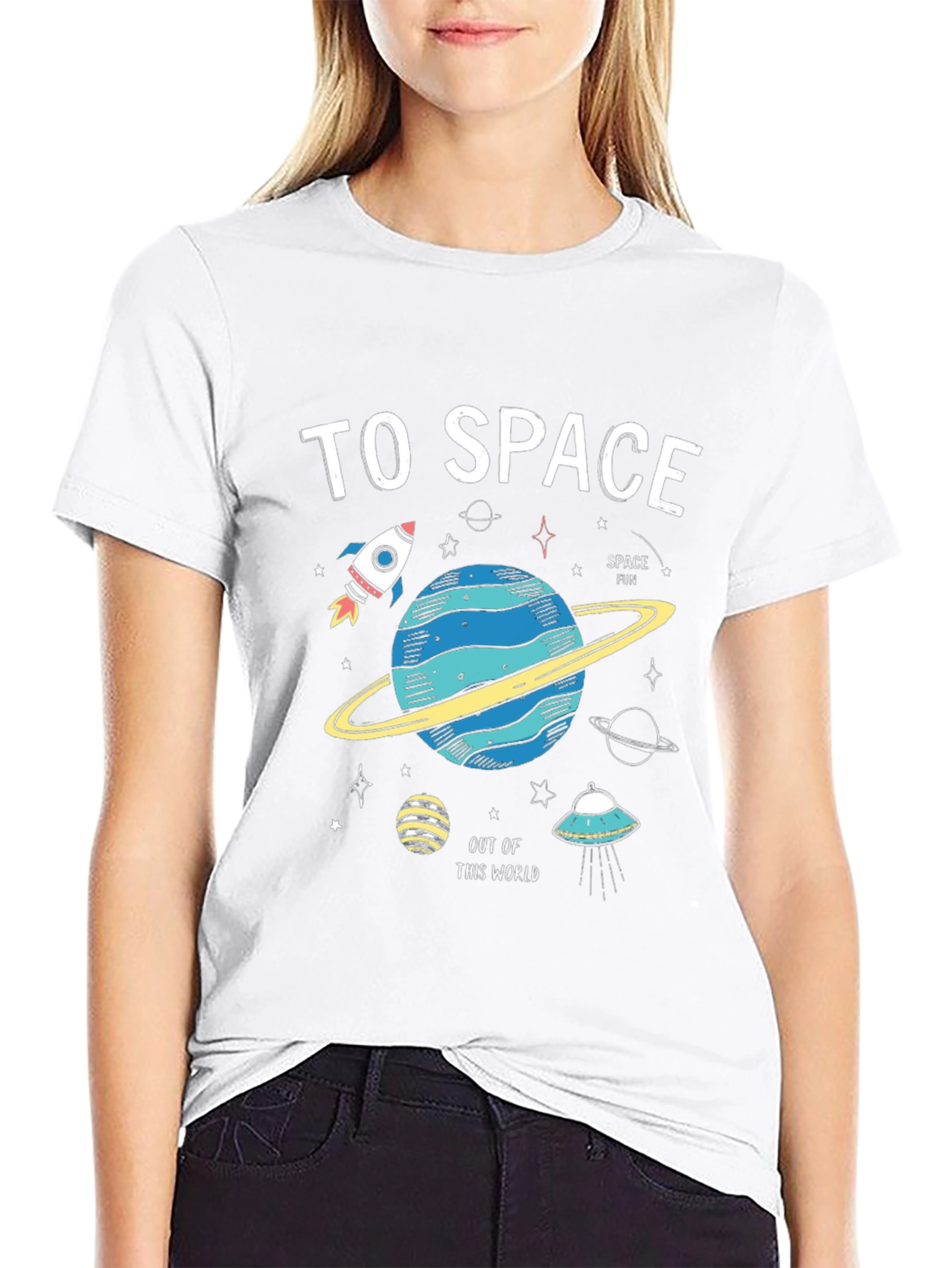 To Space Out of This World Graphic Tee