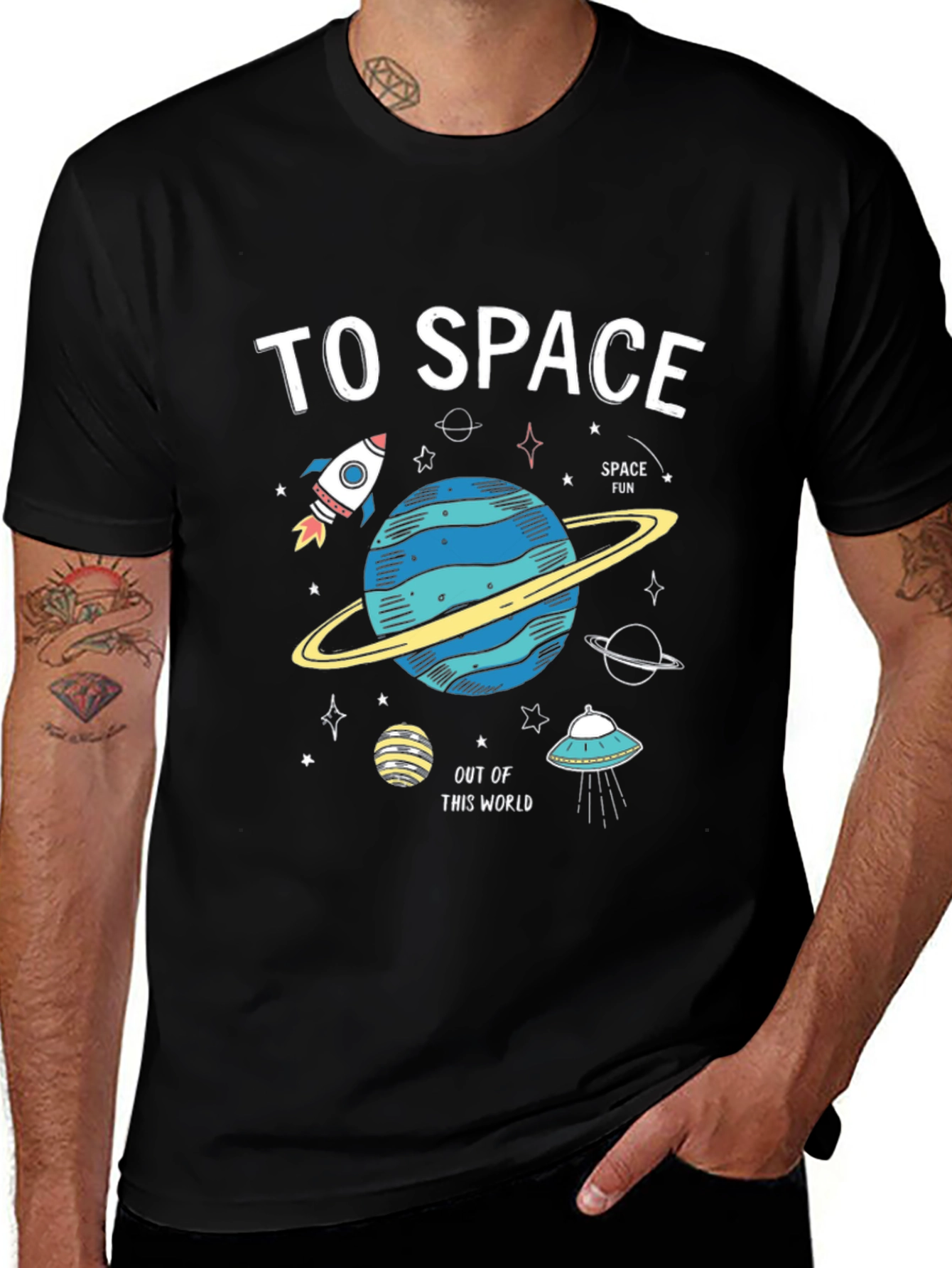 To Space Out of This World Graphic Tee