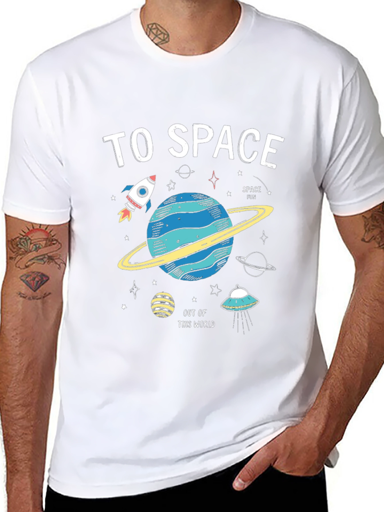 To Space Out of This World Graphic Tee