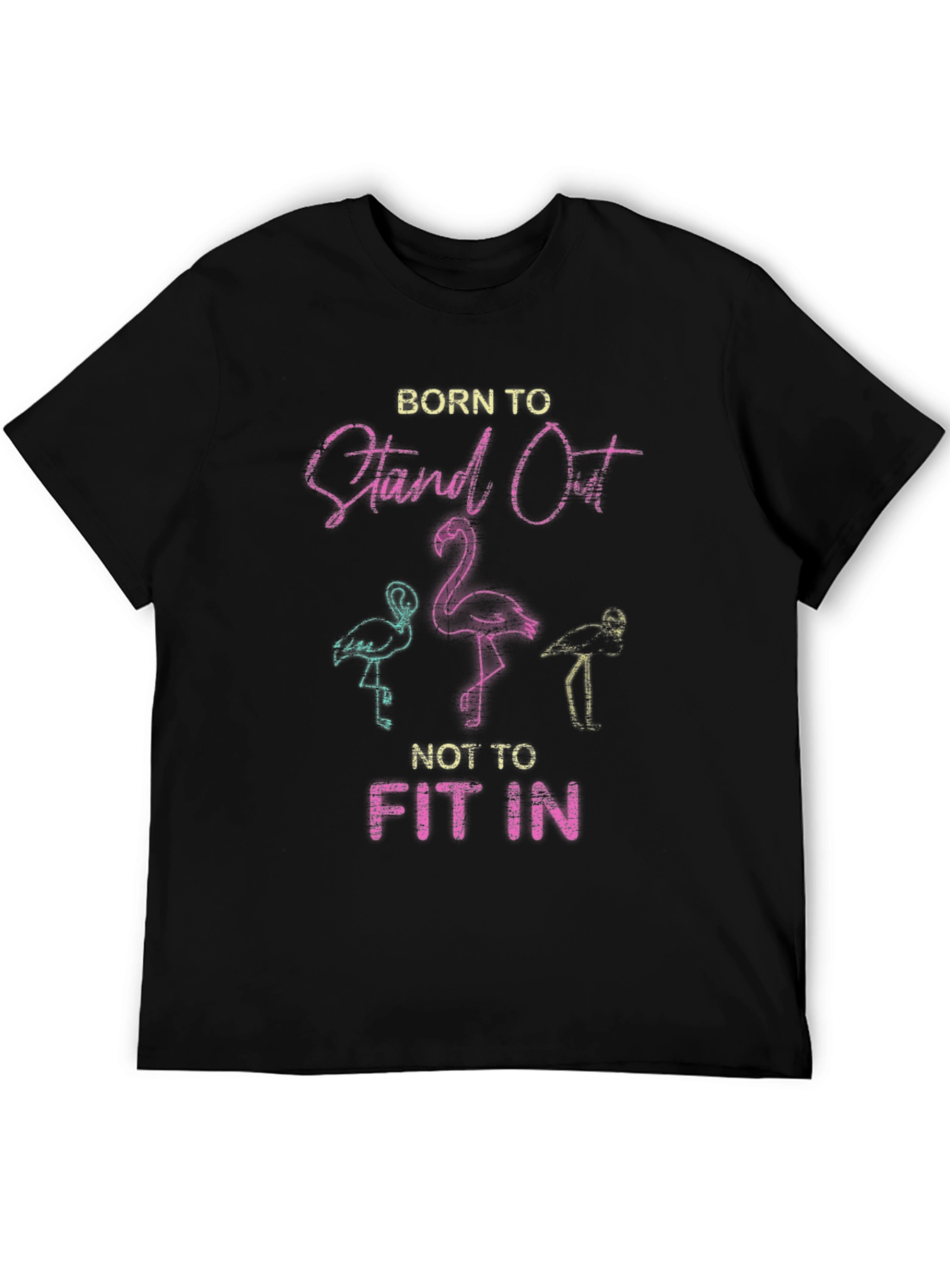 Born to Stand Out Flamingo Graphic Tee