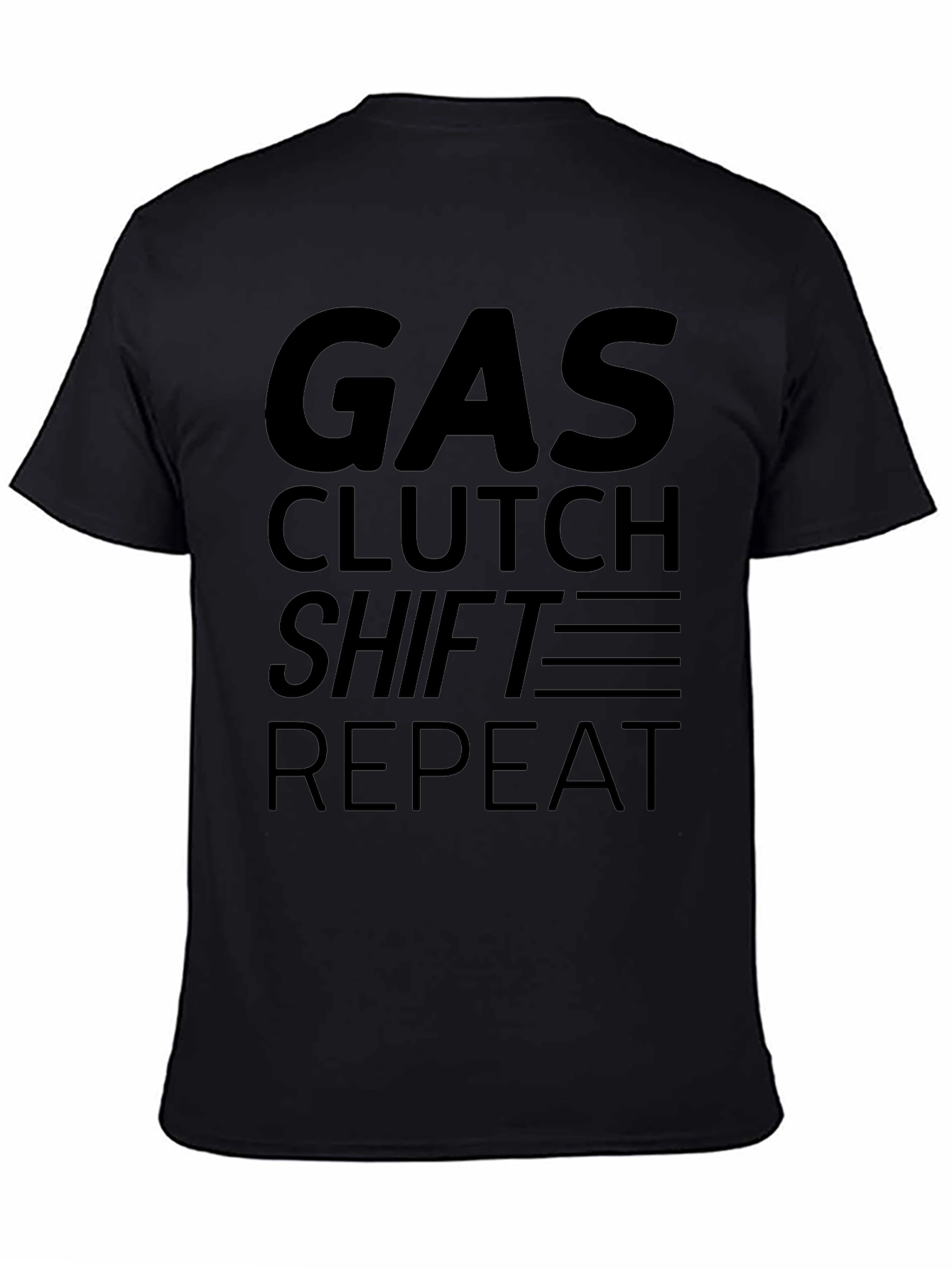 Gas Clutch Shift Repeat Graphic T-Shirt
