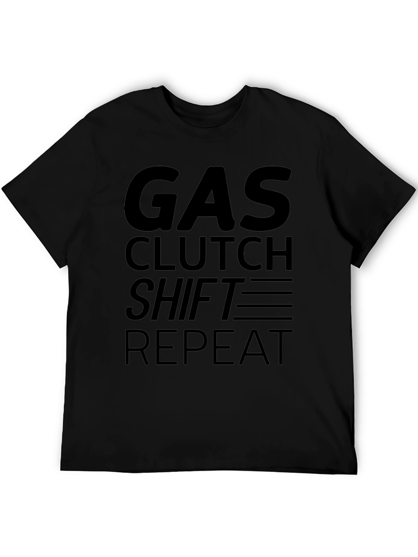 Gas Clutch Shift Repeat Graphic T-Shirt