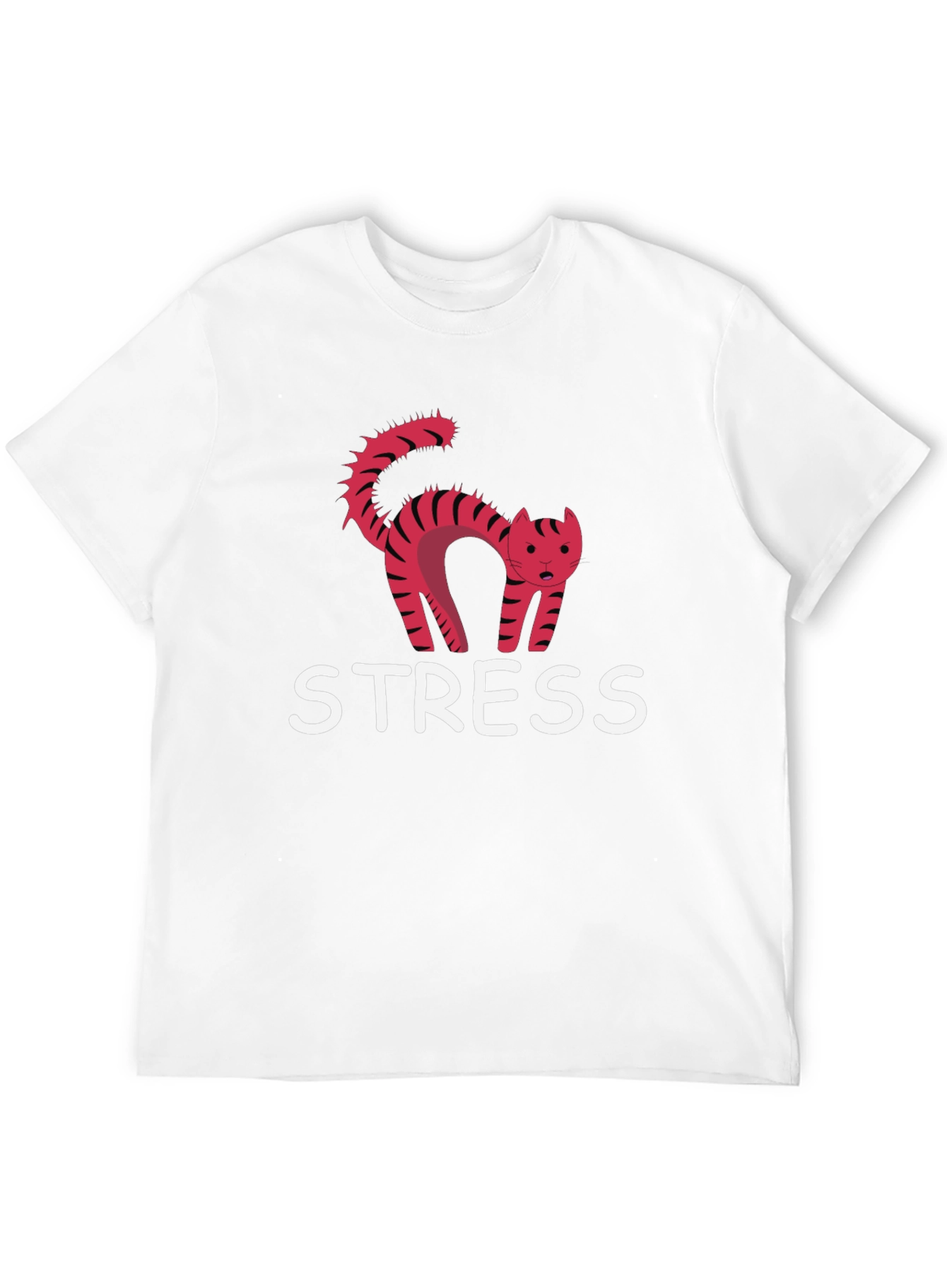 Funny Stress Cat T-Shirt