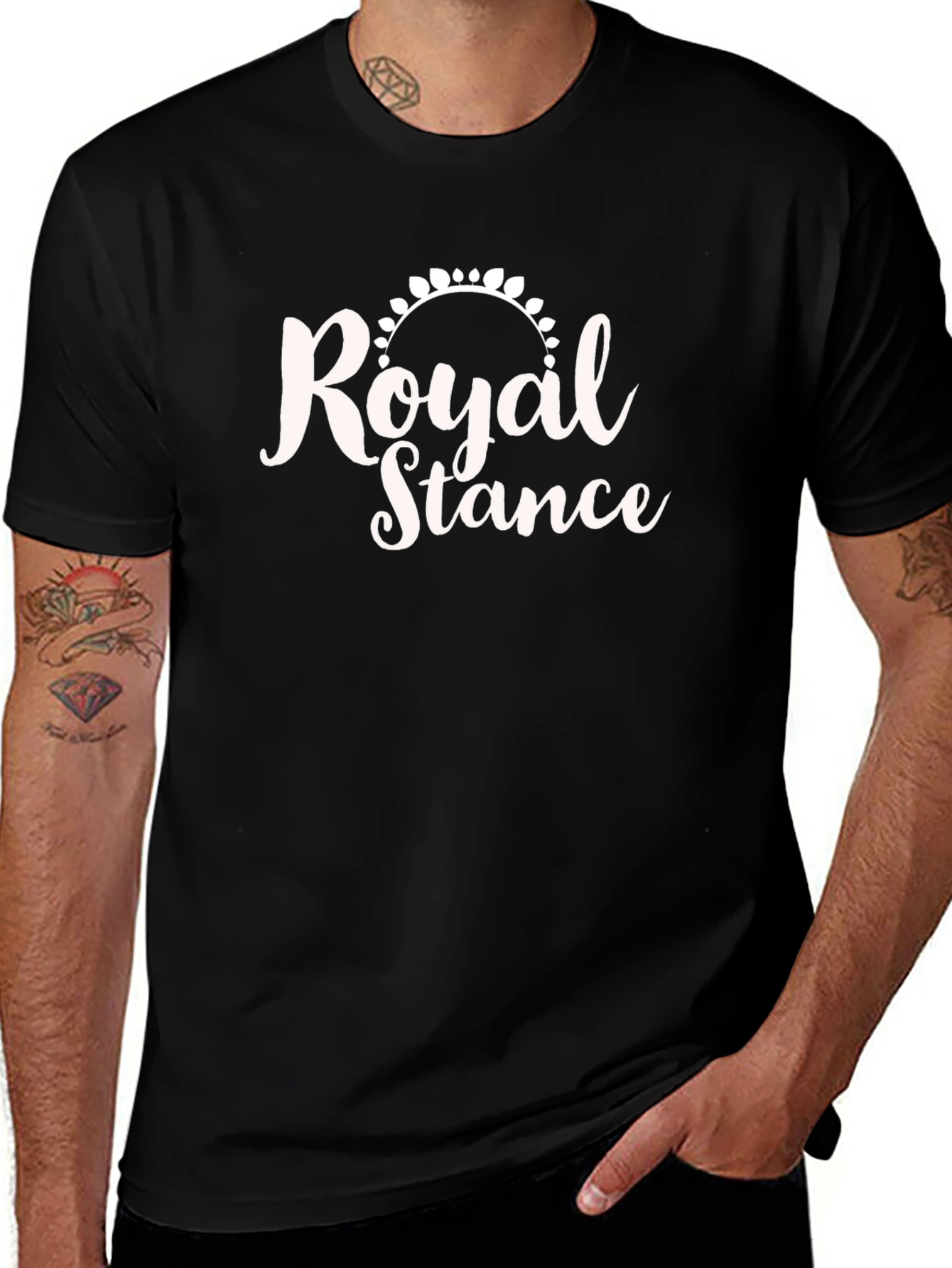 Royal Stance Black Tee